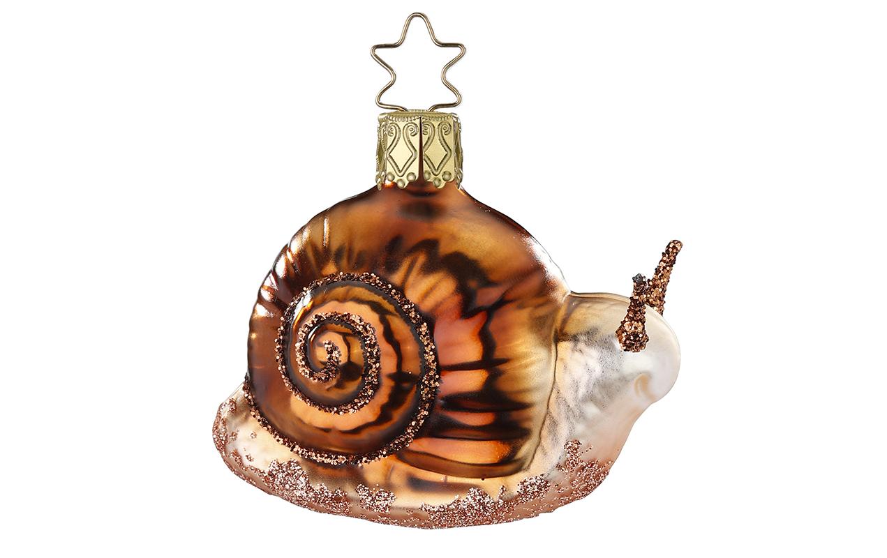 INGE-GLAS® Weihnachtsbaumkugel »Schnecke 6 cm 1 Stück«, (1 St.) von INGE-GLAS®