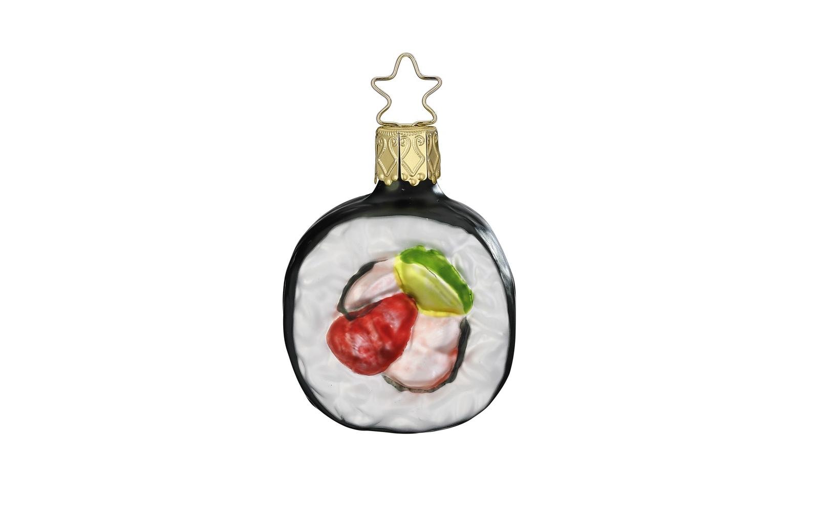 INGE-GLAS® Weihnachtsbaumkugel »Sushi Futo Maki Ø 45051 cm, Mehrfarbig«, (1 St.) von INGE-GLAS®