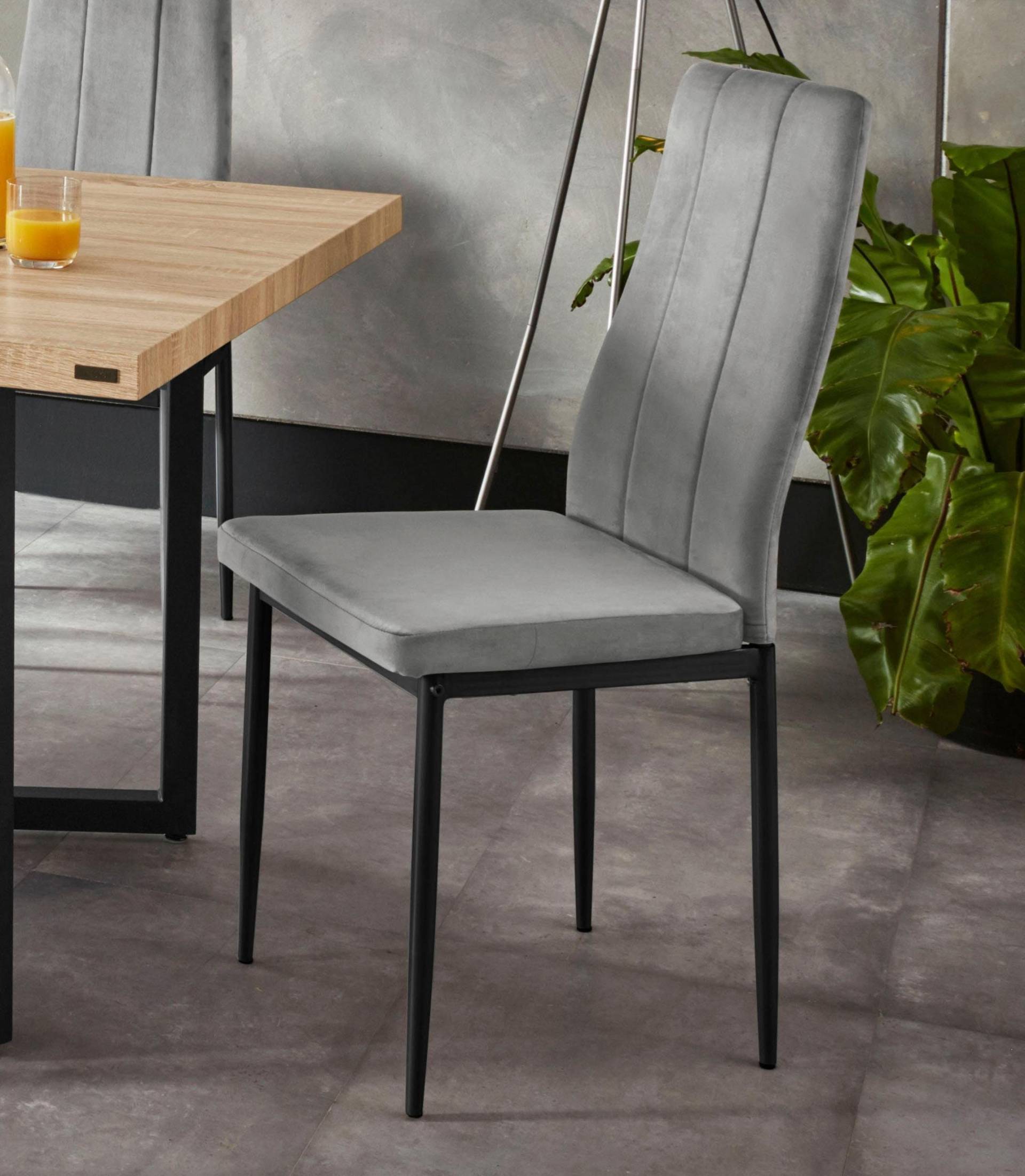INOSIGN Esszimmerstuhl »Remus«, (Set), 4 St., Samtvelours, im 1er,2er und 4er Set erhältlich, unterschiedliche Bezugsqualitäten INOSIGN Esszimmerstuhl »Remus«, (Set), 4 St., Samtvelours, im 1er,2er und 4er Set erhältlich, unterschiedliche Bezugsqualitäten von INOSIGN