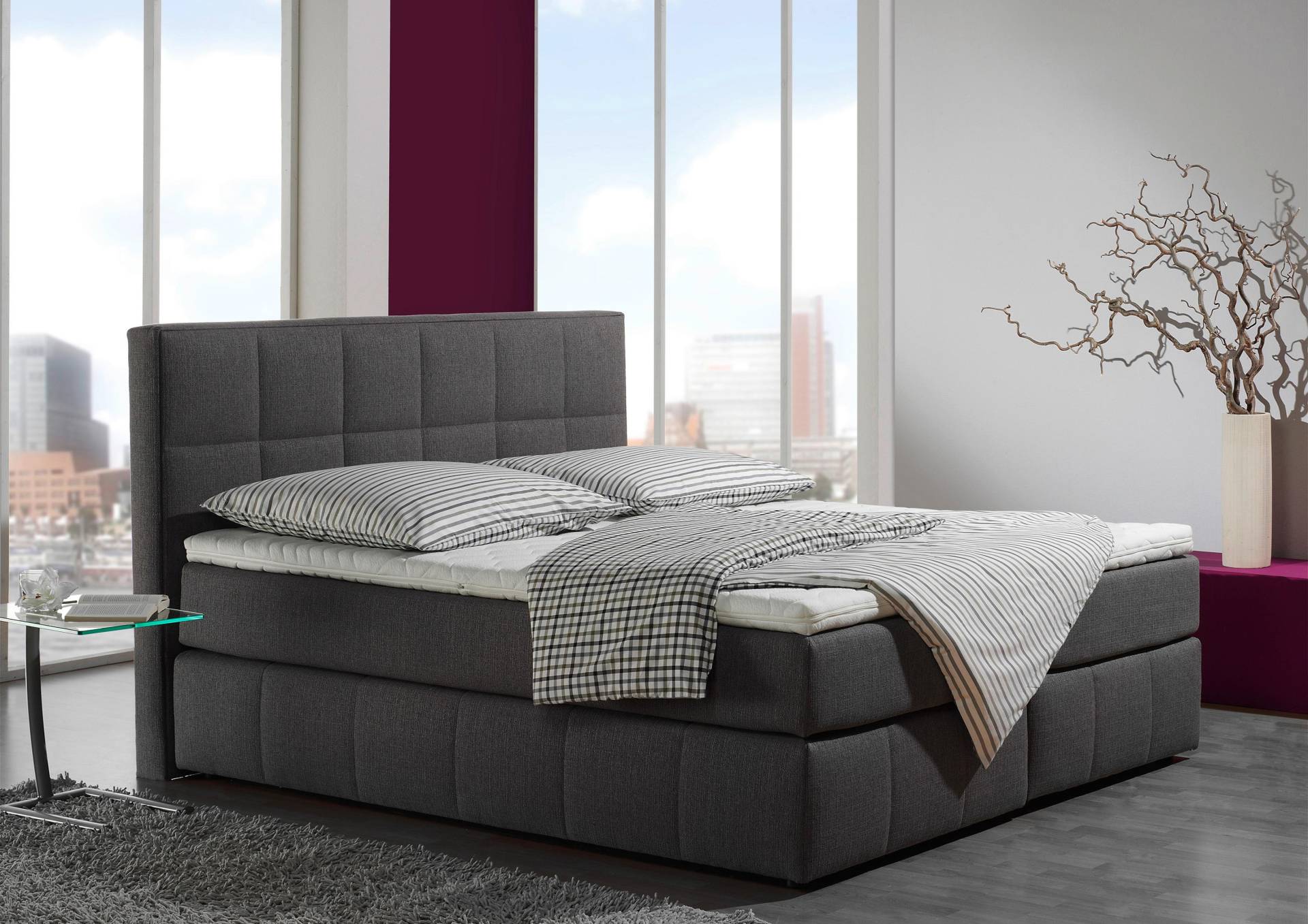 INOSIGN Boxspringbett »Casano«, mit feiner Steppung, in 3 Matratzenarten, 2 Härtegraden und 5 Farben INOSIGN Boxspringbett »Casano«, mit feiner Steppung, in 3 Matratzenarten, 2 Härtegraden und 5 Farben von INOSIGN