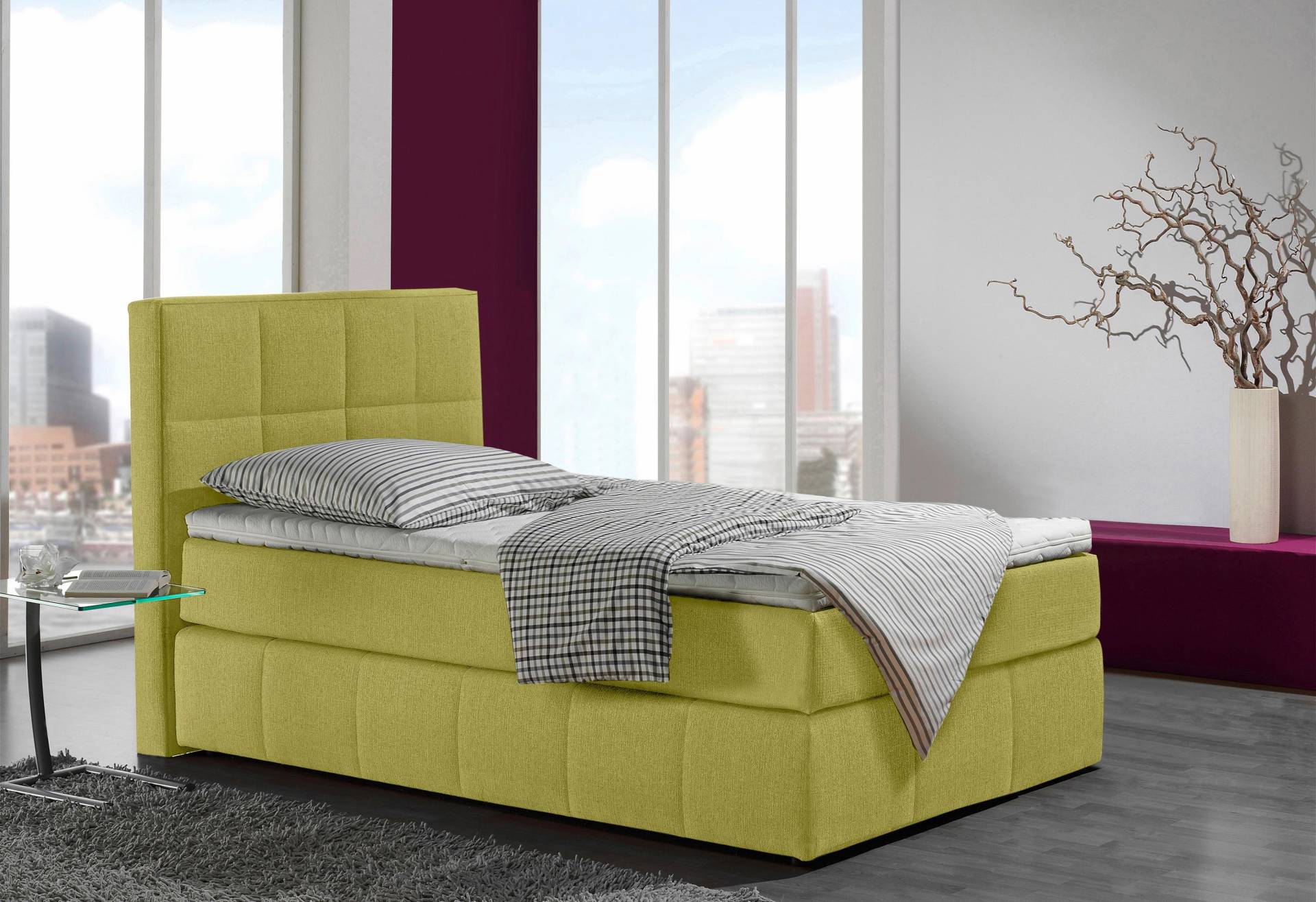 INOSIGN Boxspringbett »Casano«, mit feiner Steppung, in 3 Matratzenarten, 2 Härtegraden und 5 Farben INOSIGN Boxspringbett »Casano«, mit feiner Steppung, in 3 Matratzenarten, 2 Härtegraden und 5 Farben von INOSIGN