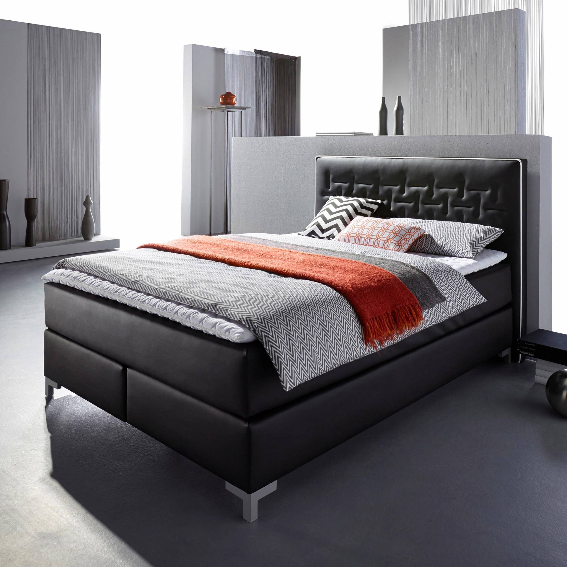 INOSIGN Boxspringbett »Coos«, mit besonderer Steppung im Kopfteil, 3 Matratzenarten, 2 Härtegrade INOSIGN Boxspringbett »Coos«, mit besonderer Steppung im Kopfteil, 3 Matratzenarten, 2 Härtegrade von INOSIGN