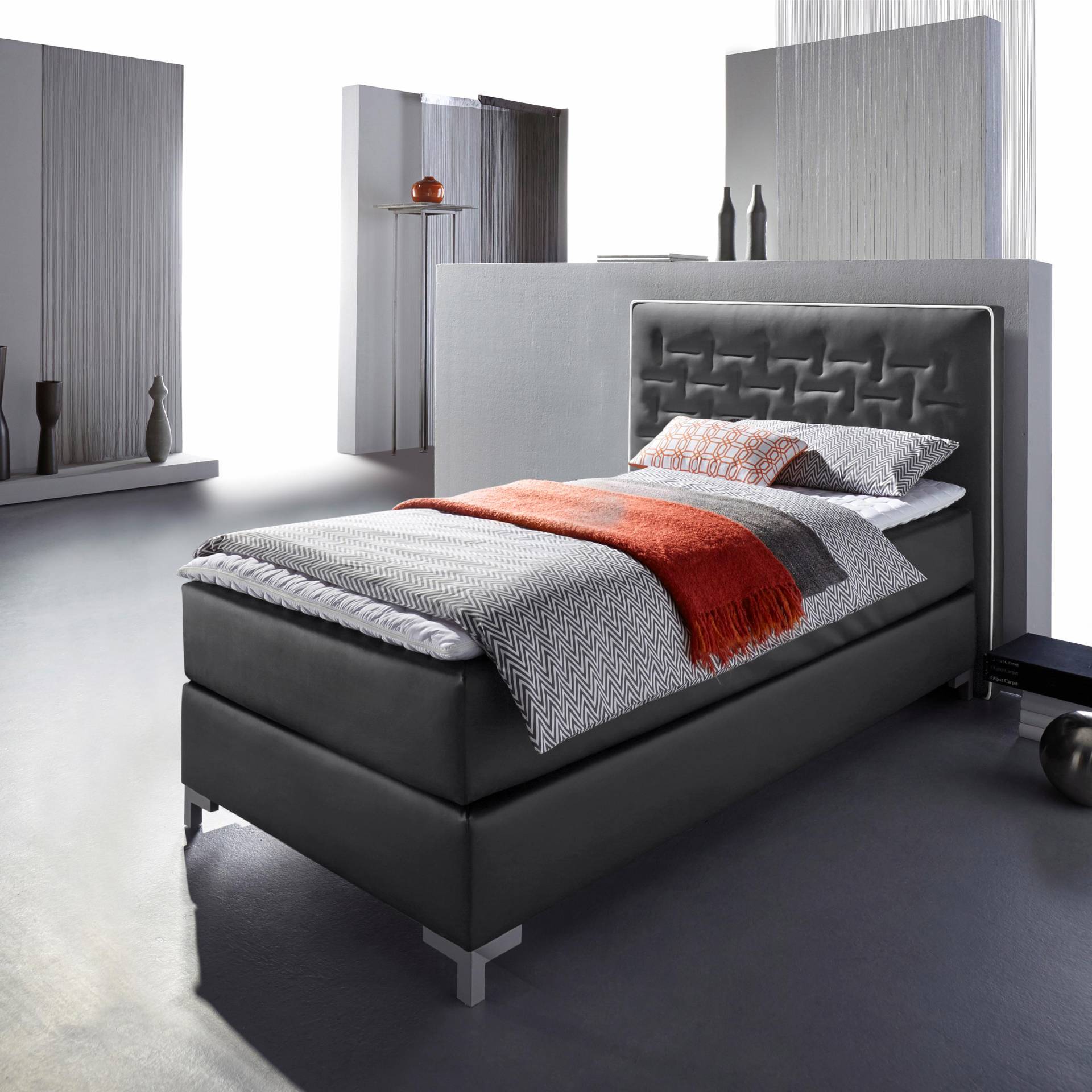 INOSIGN Boxspringbett »Coos«, mit besonderer Steppung im Kopfteil, 3 Matratzenarten, 2 Härtegrade INOSIGN Boxspringbett »Coos«, mit besonderer Steppung im Kopfteil, 3 Matratzenarten, 2 Härtegrade von INOSIGN