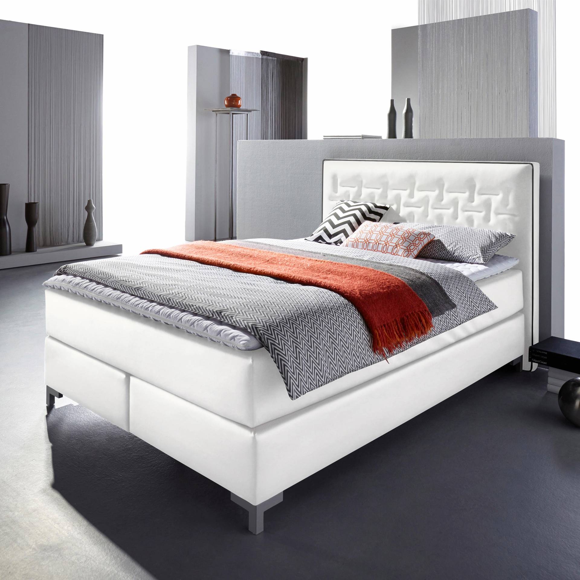 INOSIGN Boxspringbett »Coos«, mit besonderer Steppung im Kopfteil, 3 Matratzenarten, 2 Härtegrade INOSIGN Boxspringbett »Coos«, mit besonderer Steppung im Kopfteil, 3 Matratzenarten, 2 Härtegrade von INOSIGN