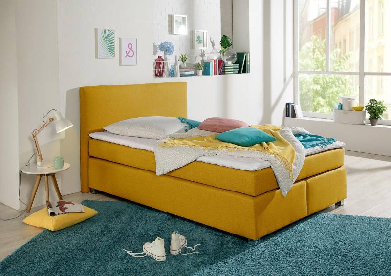 INOSIGN Boxspringbett »Eliana«, inkl. Topper, in 4 Breiten, 3 Matratzenarten und 2 Härtegraden von INOSIGN