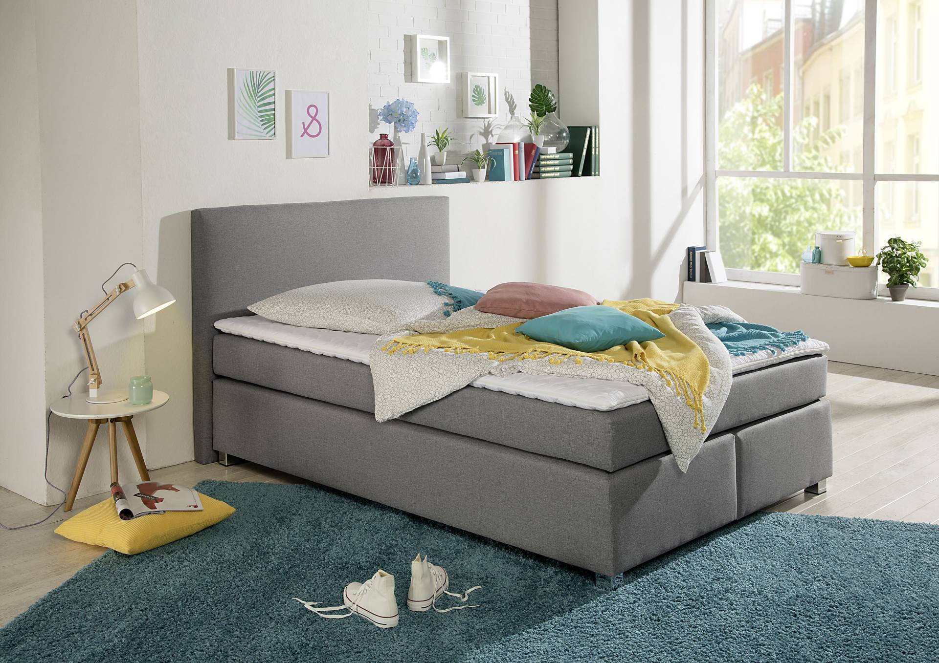 INOSIGN Boxspringbett »Eliana«, inkl. Topper, in 4 Breiten, 3 Matratzenarten und 2 Härtegraden von INOSIGN