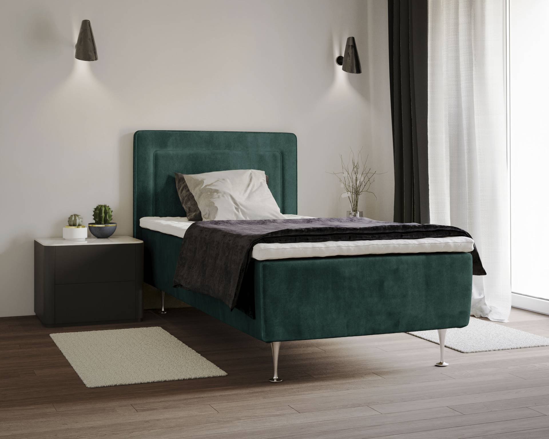 INOSIGN Boxspringbett »Hacer«, Topper, H2 oder H3 und in Breiten 70,80,90,120,140,160,180 wählbar INOSIGN Boxspringbett »Hacer«, Topper, H2 oder H3 und in Breiten 70,80,90,120,140,160,180 wählbar von INOSIGN