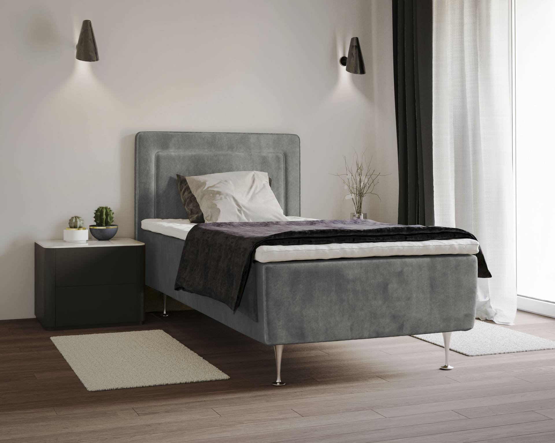 INOSIGN Boxspringbett »Hacer«, Topper, H2 oder H3 und in Breiten 70,80,90,120,140,160,180 wählbar INOSIGN Boxspringbett »Hacer«, Topper, H2 oder H3 und in Breiten 70,80,90,120,140,160,180 wählbar von INOSIGN