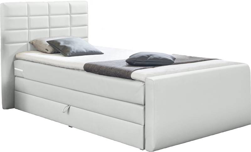 INOSIGN Boxspringbett »Lethbridge«, inkl. Bettkasten und Topper, zwei Matratzenarten in H2 von INOSIGN