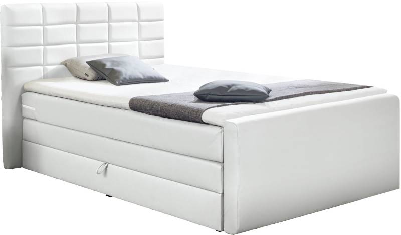 INOSIGN Boxspringbett »Lethbridge«, inkl. Bettkasten und Topper, zwei Matratzenarten in H2 von INOSIGN