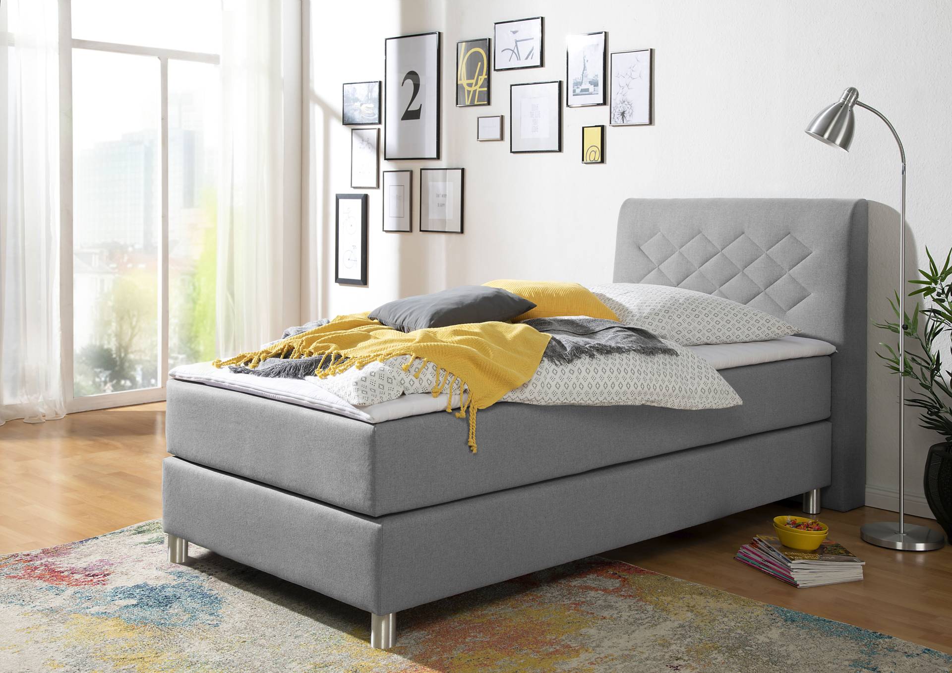 INOSIGN Boxspringbett »Parla«, incl. Topper, 4 Farben in 4 Breiten, 2 Härtegraden, 3 Matratzenarten INOSIGN Boxspringbett »Parla«, incl. Topper, 4 Farben in 4 Breiten, 2 Härtegraden, 3 Matratzenarten von INOSIGN