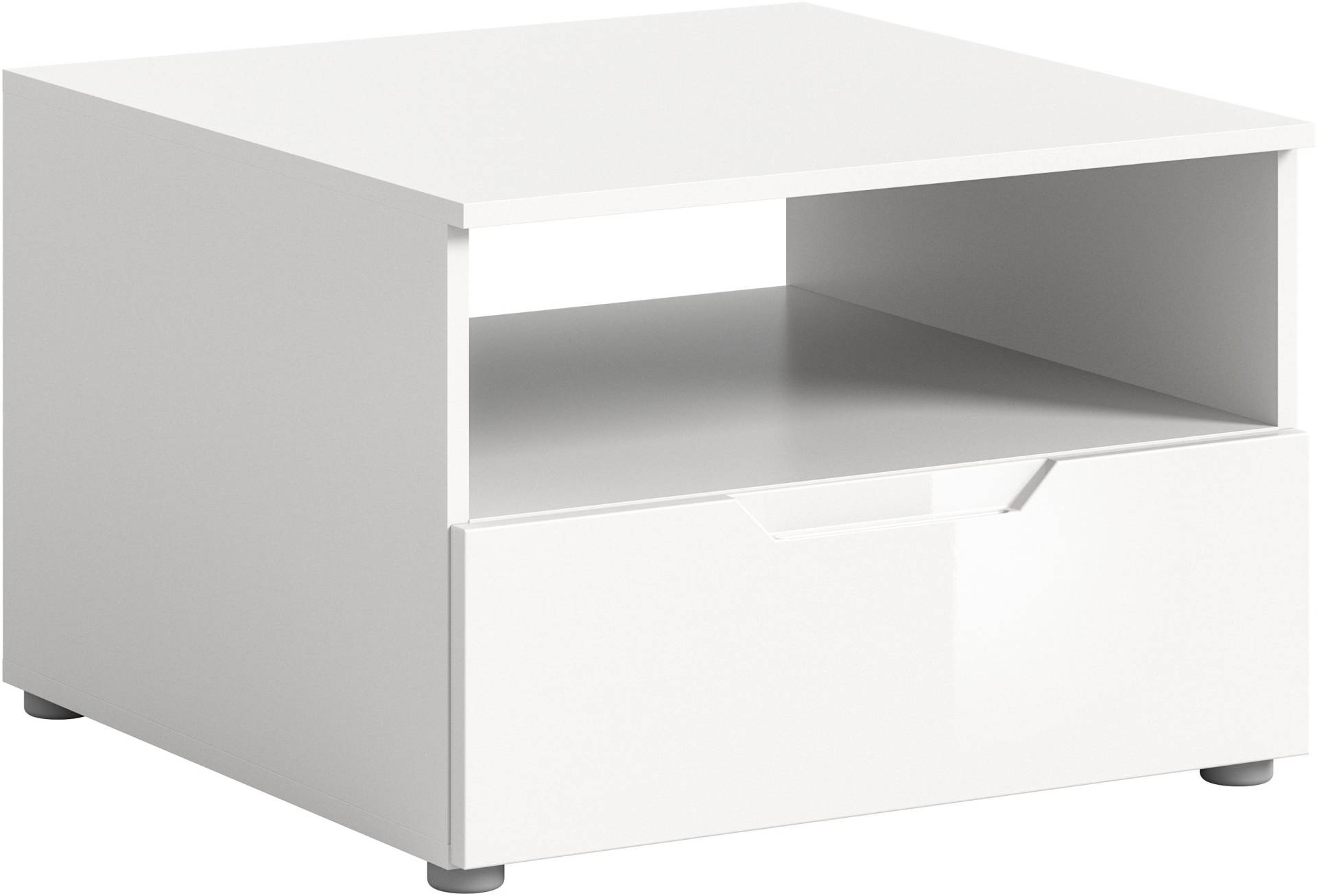 INOSIGN Couchtisch »CAPRI, Höhe 66cm, 1 Schubkasten, 1 offenes Ablagefach«, Wohnzimmertisch, Beistelltisch, Ablagetisch, Nachtkonsole von INOSIGN