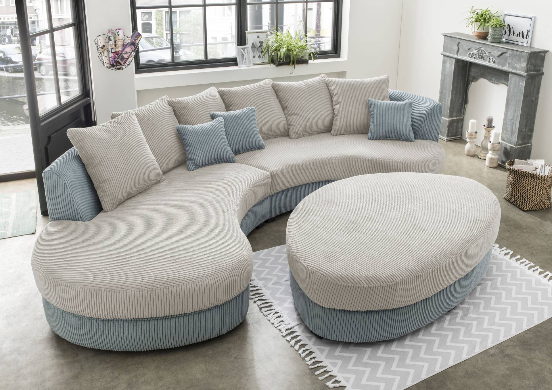 INOSIGN Ecksofa »Limoncello organische Formensprache, OTTOs Choice, L-Form«, ergonomische Form von INOSIGN