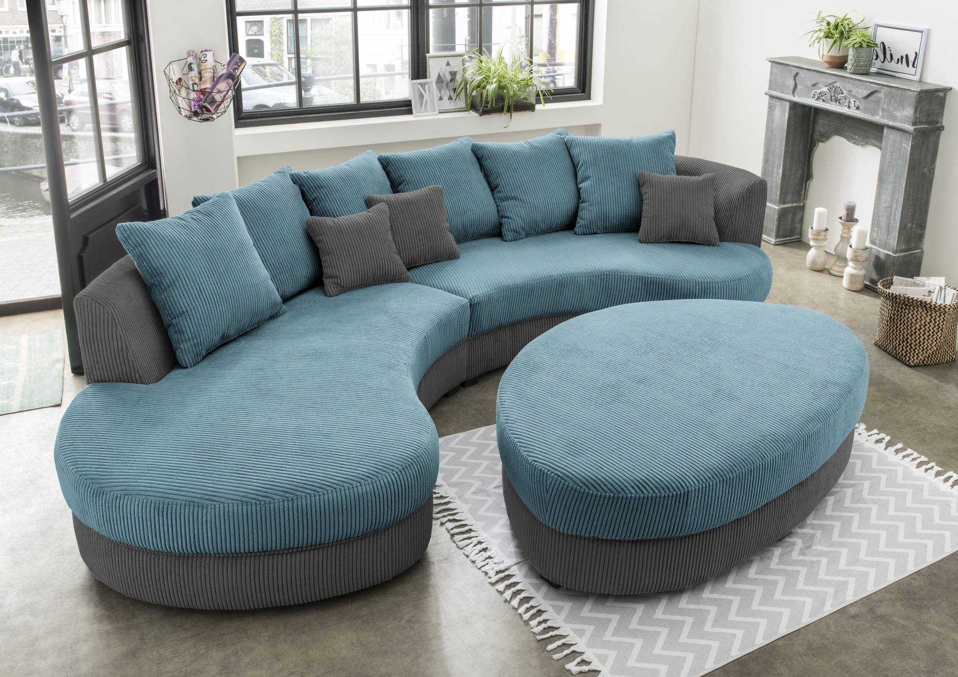INOSIGN Ecksofa »Limoncello organische Formensprache, OTTOs Choice, L-Form«, ergonomische Form von INOSIGN