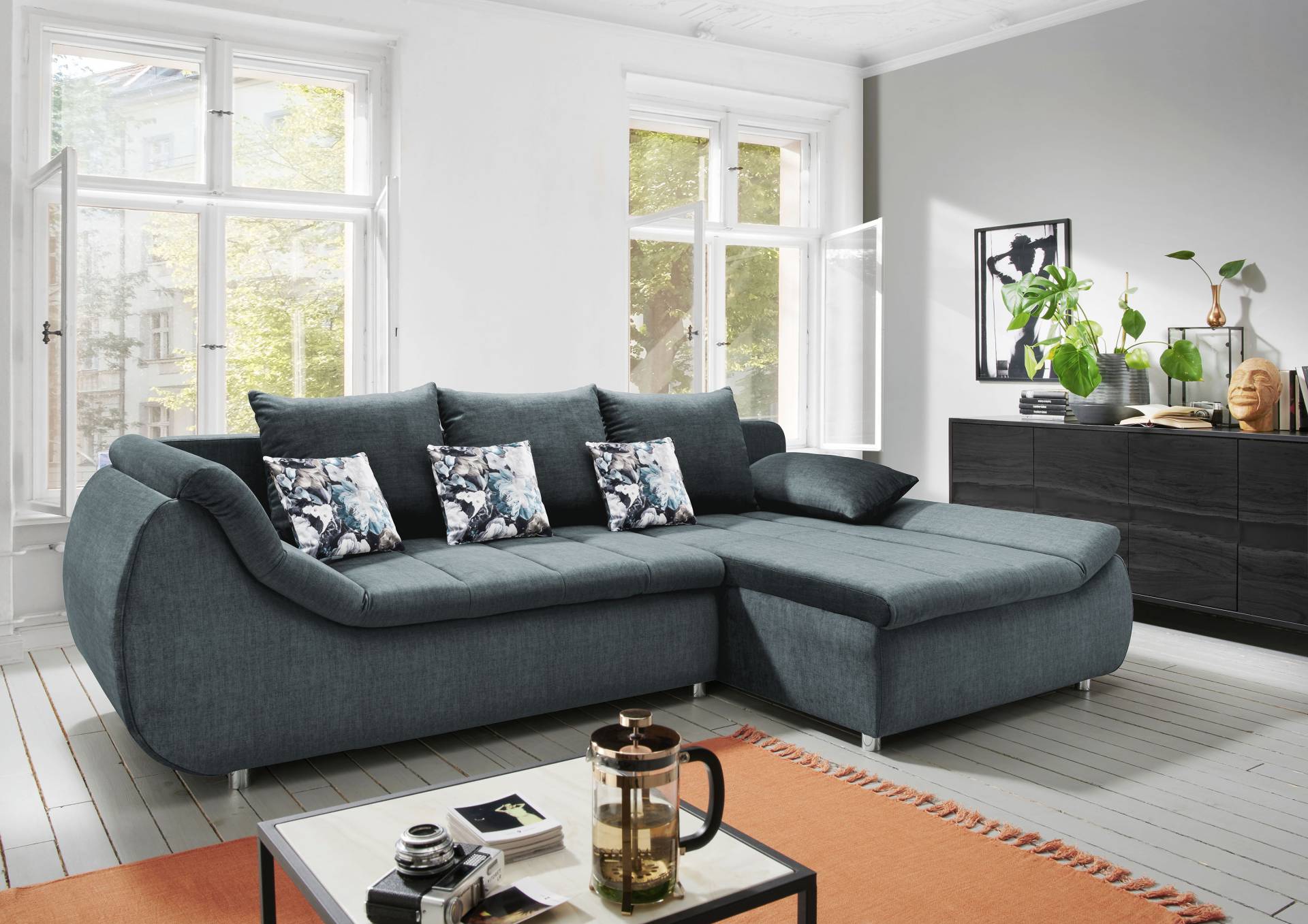 INOSIGN Ecksofa »Imola elegant und modern, aktuelle Steppung im Sitz, bequem, L-Form«, auch mit Bettfunktion und Bettkasten INOSIGN Ecksofa »Imola elegant und modern, aktuelle Steppung im Sitz, bequem, L-Form«, auch mit Bettfunktion und Bettkasten von INOSIGN