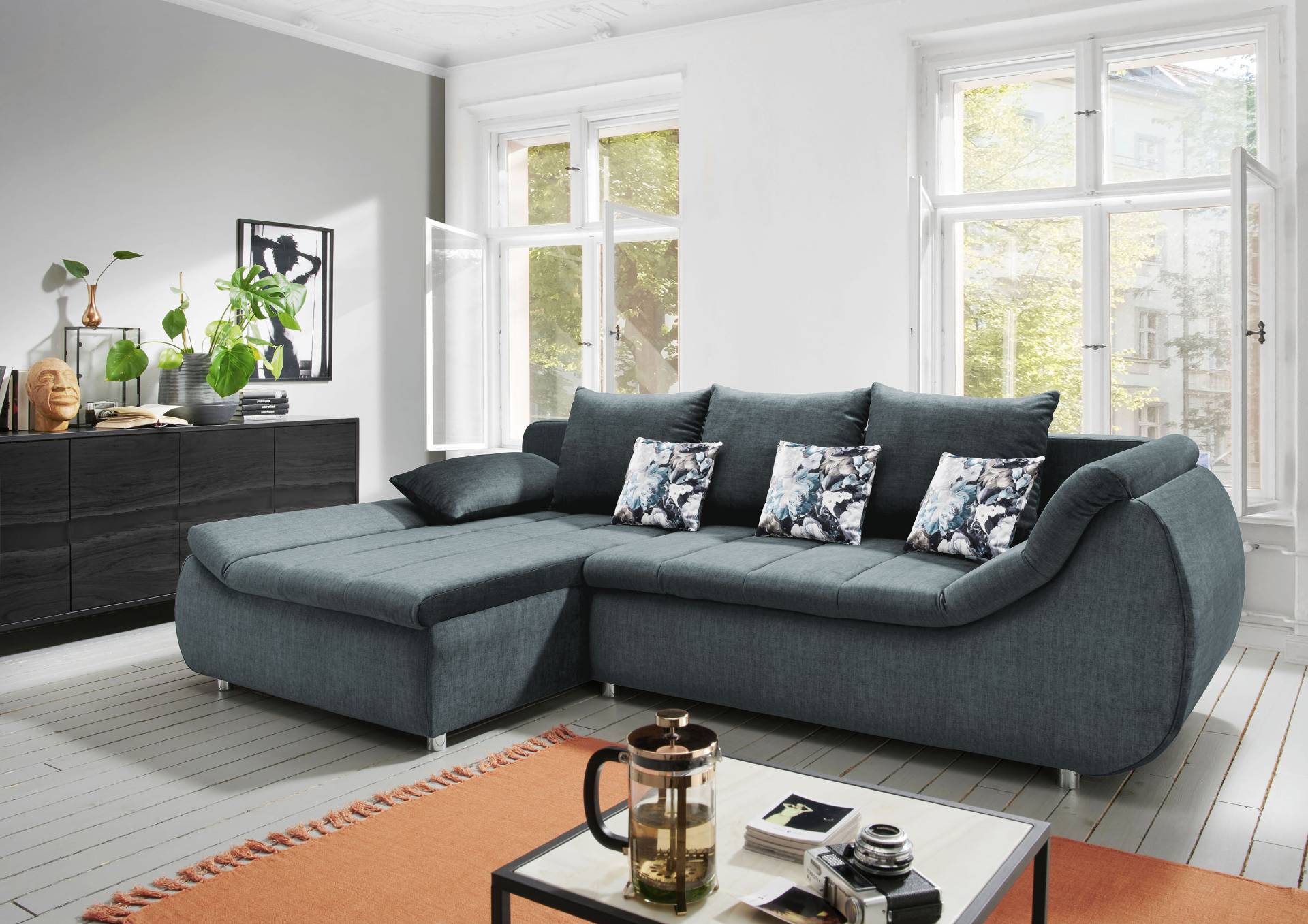 INOSIGN Ecksofa »Imola elegant und modern, aktuelle Steppung im Sitz, bequem, L-Form«, auch mit Bettfunktion und Bettkasten INOSIGN Ecksofa »Imola elegant und modern, aktuelle Steppung im Sitz, bequem, L-Form«, auch mit Bettfunktion und Bettkasten von INOSIGN