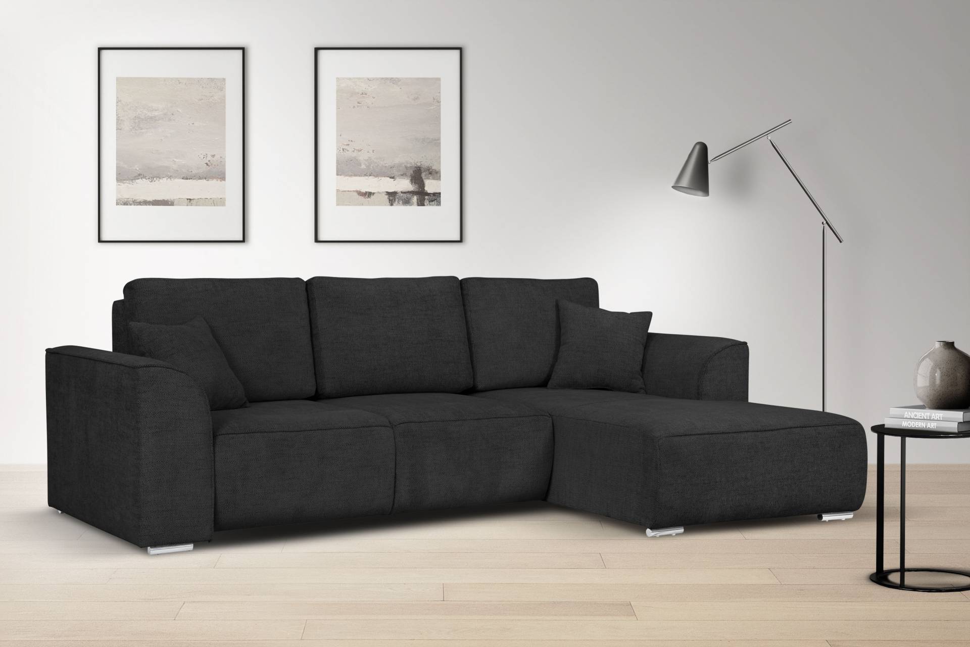 INOSIGN Ecksofa »BEATRICE optionale Schlafsofa mit Bettkasten, B/T/H: 265/170/86 cm«, L-Form, wahlweise auch mit Bettfunktion und Bettkasten von INOSIGN