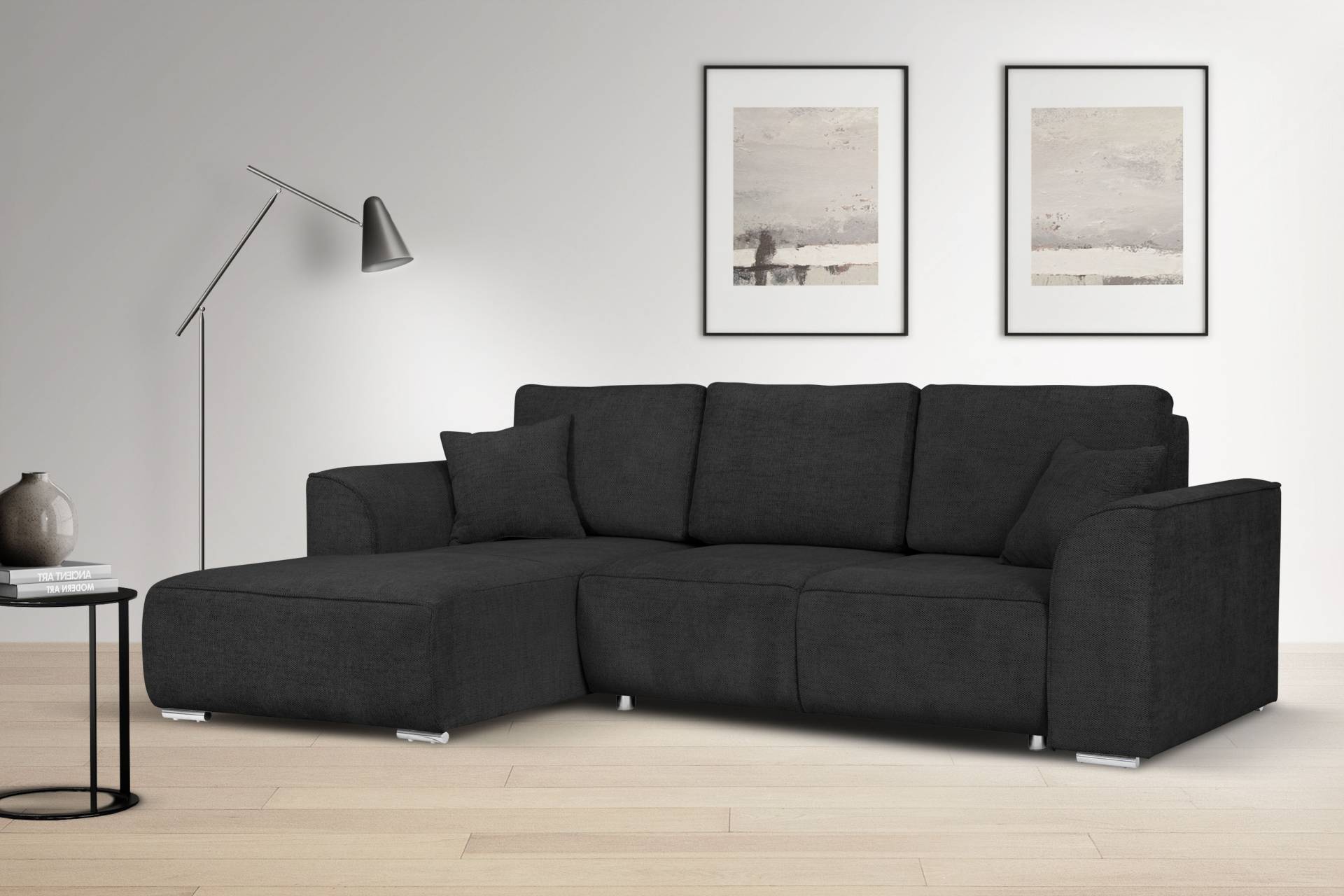 INOSIGN Ecksofa »BEATRICE optionale Schlafsofa mit Bettkasten, B/T/H: 265/170/86 cm«, L-Form, wahlweise auch mit Bettfunktion und Bettkasten von INOSIGN