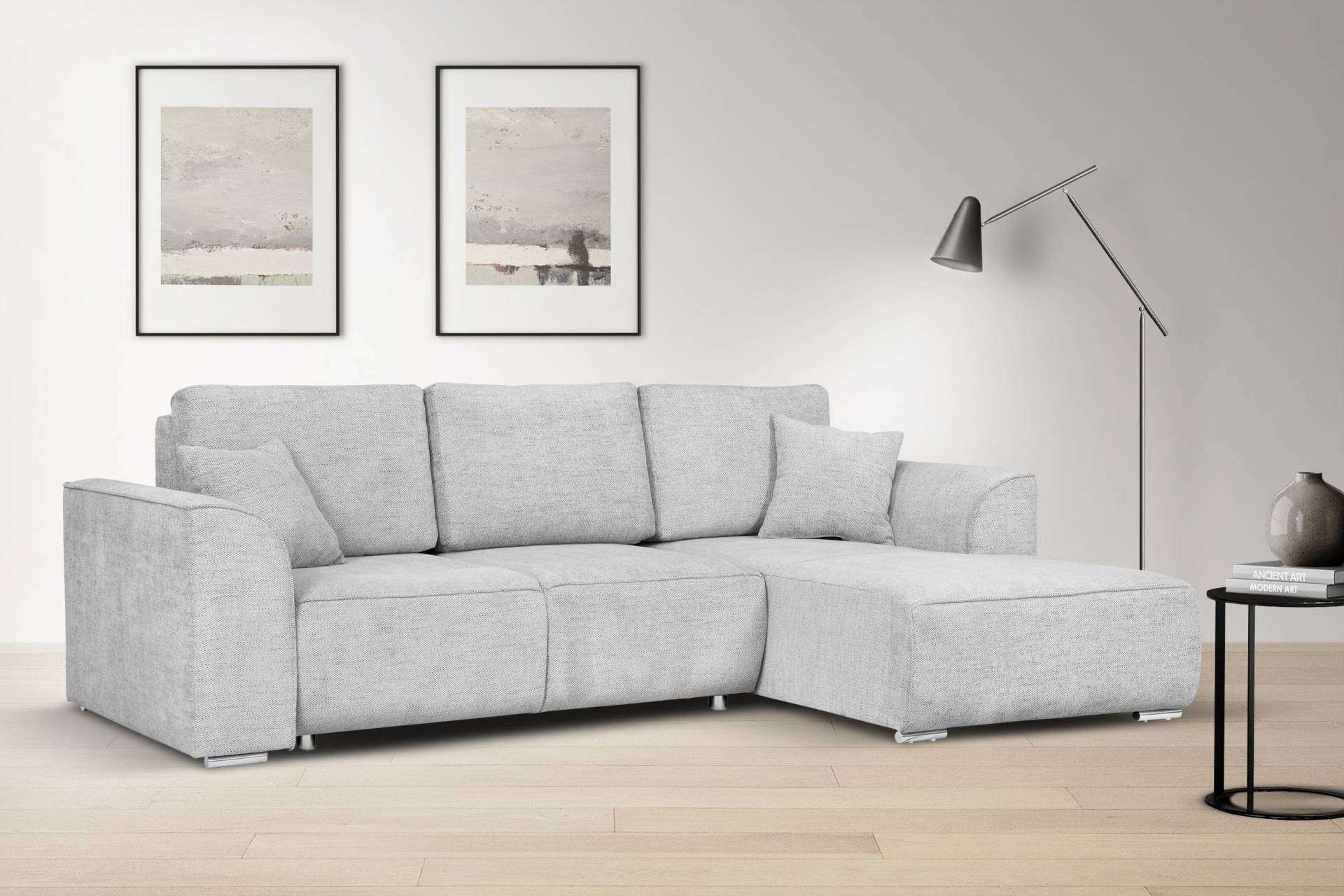 INOSIGN Ecksofa »BEATRICE optionale Schlafsofa mit Bettkasten, B/T/H: 265/170/86 cm«, L-Form, wahlweise auch mit Bettfunktion und Bettkasten von INOSIGN