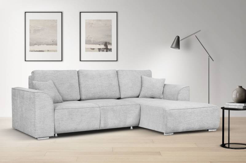 INOSIGN Ecksofa »BEATRICE optionale Schlafsofa mit Bettkasten, B/T/H: 265/170/86 cm«, L-Form, wahlweise auch mit Bettfunktion und Bettkasten von INOSIGN