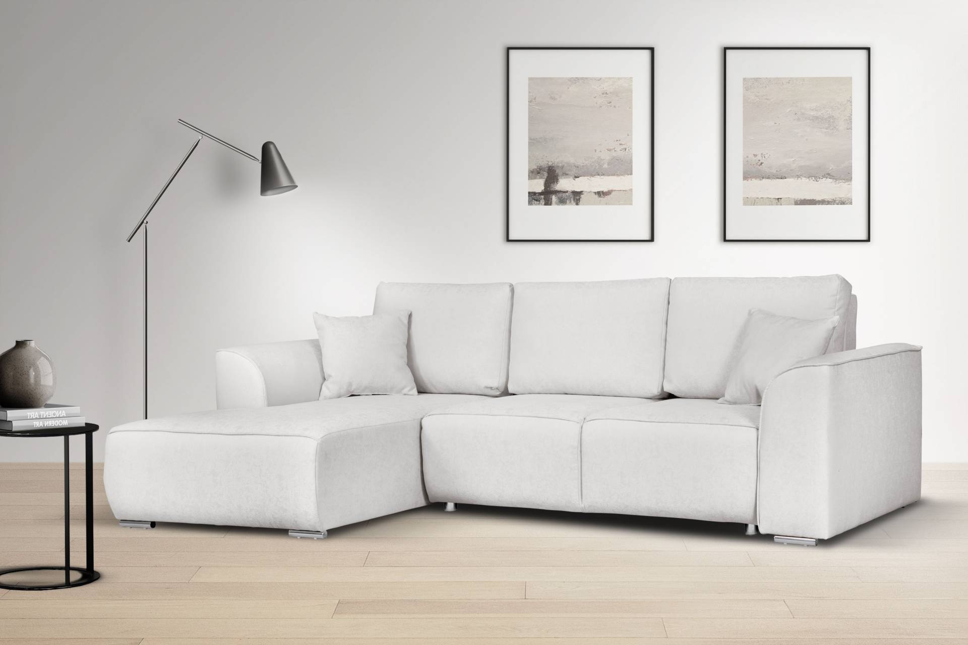 INOSIGN Ecksofa »BEATRICE optionale Schlafsofa mit Bettkasten, B/T/H: 265/170/86 cm«, L-Form, wahlweise auch mit Bettfunktion und Bettkasten von INOSIGN