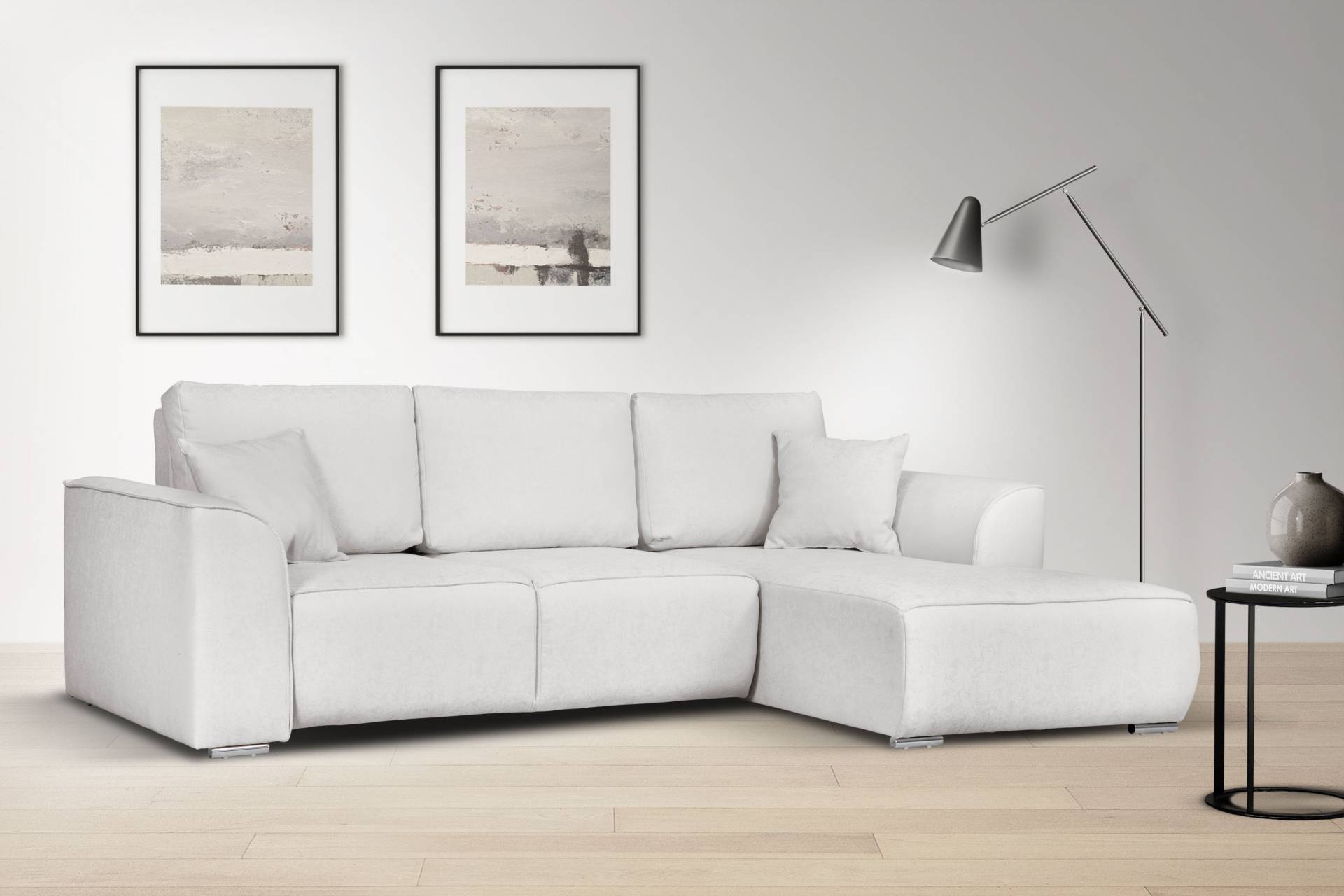 INOSIGN Ecksofa »BEATRICE optionale Schlafsofa mit Bettkasten, B/T/H: 265/170/86 cm«, L-Form, wahlweise auch mit Bettfunktion und Bettkasten von INOSIGN