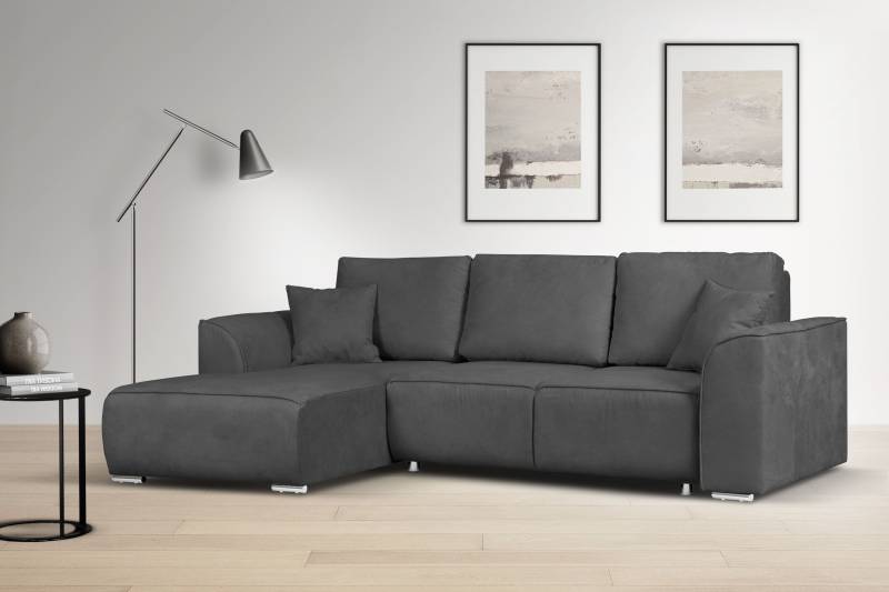 INOSIGN Ecksofa »BEATRICE optionale Schlafsofa mit Bettkasten, B/T/H: 265/170/86 cm«, L-Form, wahlweise auch mit Bettfunktion und Bettkasten von INOSIGN