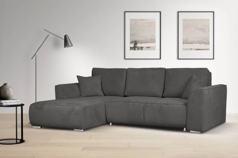 INOSIGN Ecksofa »BEATRICE optionale Schlafsofa mit Bettkasten, B/T/H: 265/170/86 cm«, L-Form, wahlweise auch mit Bettfunktion und Bettkasten von INOSIGN