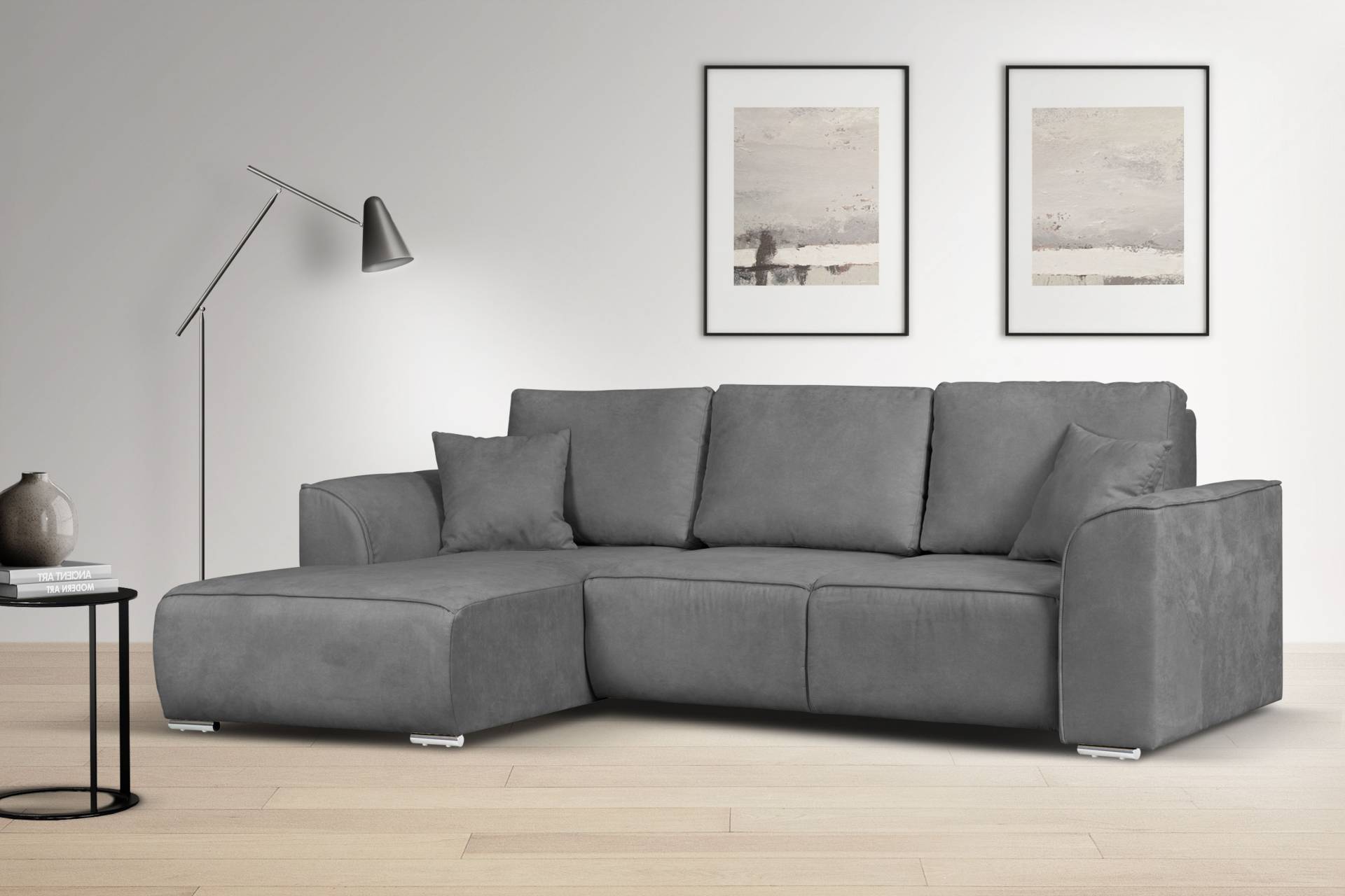 INOSIGN Ecksofa »BEATRICE optionale Schlafsofa mit Bettkasten, B/T/H: 265/170/86 cm«, L-Form, wahlweise auch mit Bettfunktion und Bettkasten von INOSIGN