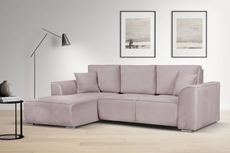 INOSIGN Ecksofa »BEATRICE optionale Schlafsofa mit Bettkasten, B/T/H: 265/170/86 cm«, L-Form, wahlweise auch mit Bettfunktion und Bettkasten von INOSIGN