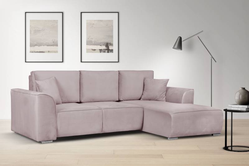 INOSIGN Ecksofa »BEATRICE optionale Schlafsofa mit Bettkasten, B/T/H: 265/170/86 cm«, L-Form, wahlweise auch mit Bettfunktion und Bettkasten von INOSIGN