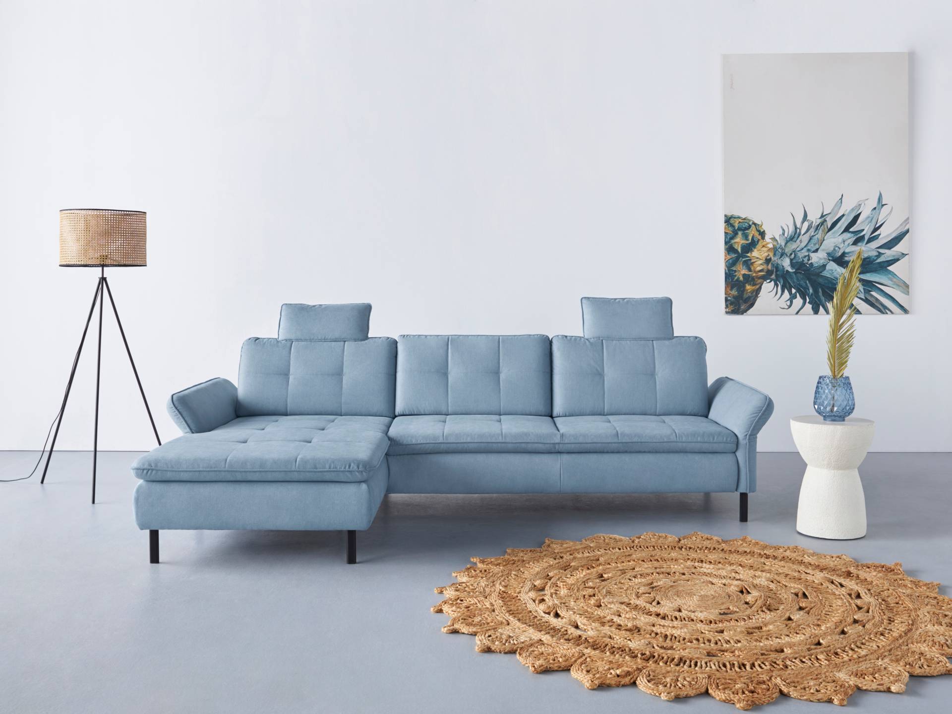 INOSIGN Ecksofa »Birkholm L-Form«, Armlehnverstellung, auch in Easy Clean Bezug - mit Wasser zu reinigen von INOSIGN