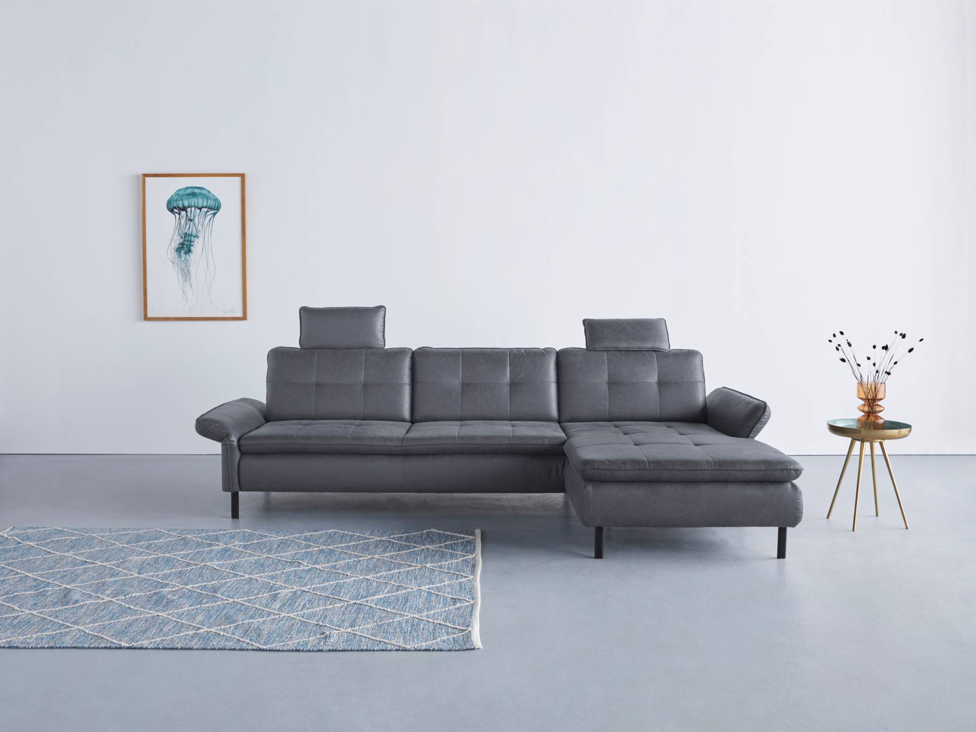 INOSIGN Ecksofa »Birkholm L-Form«, Armlehnverstellung, auch in Easy Clean Bezug - mit Wasser zu reinigen INOSIGN Ecksofa »Birkholm L-Form«, Armlehnverstellung, auch in Easy Clean Bezug - mit Wasser zu reinigen von INOSIGN
