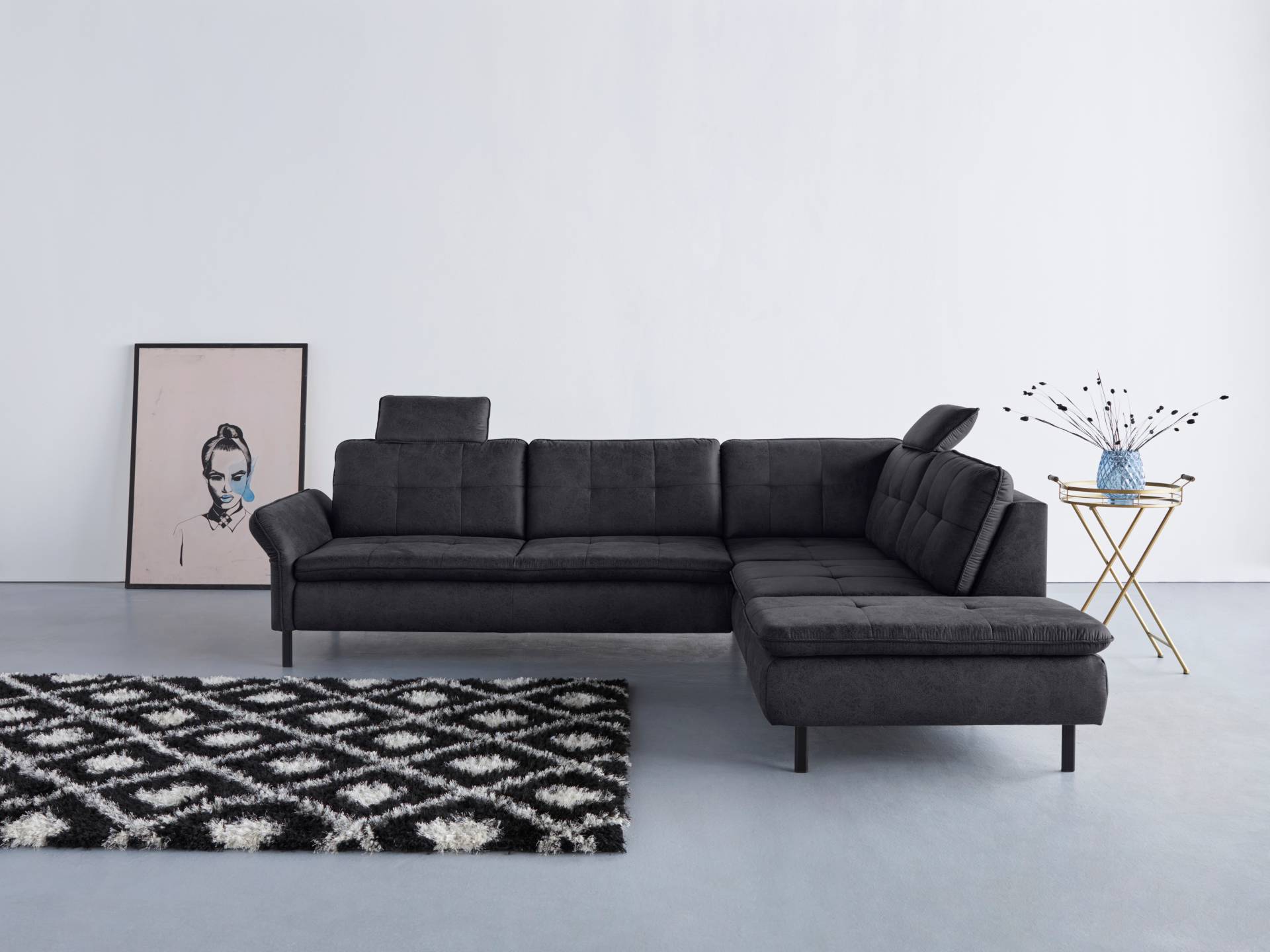 INOSIGN Ecksofa »Birkholm L-Form«, Armlehnverstellung, auch in Easy Clean Bezug - mit Wasser zu reinigen INOSIGN Ecksofa »Birkholm L-Form«, Armlehnverstellung, auch in Easy Clean Bezug - mit Wasser zu reinigen von INOSIGN