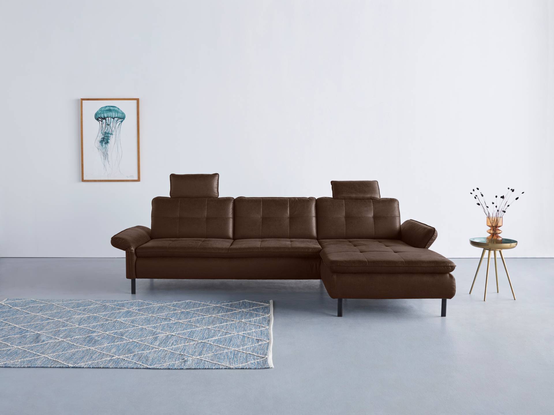 INOSIGN Ecksofa »Birkholm L-Form«, Armlehnverstellung, auch in Easy Clean Bezug - mit Wasser zu reinigen INOSIGN Ecksofa »Birkholm L-Form«, Armlehnverstellung, auch in Easy Clean Bezug - mit Wasser zu reinigen von INOSIGN