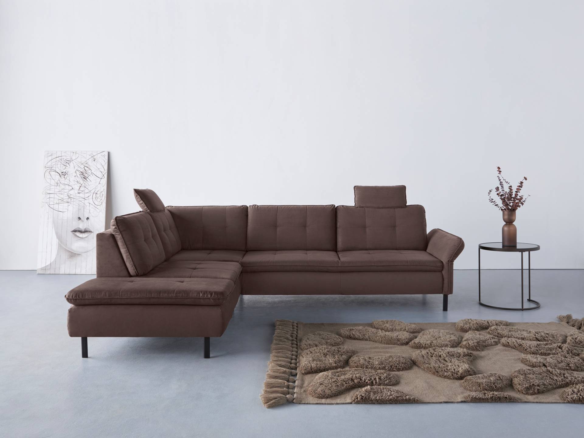 INOSIGN Ecksofa »Birkholm L-Form«, Armlehnverstellung, auch in Easy Clean Bezug - mit Wasser zu reinigen INOSIGN Ecksofa »Birkholm L-Form«, Armlehnverstellung, auch in Easy Clean Bezug - mit Wasser zu reinigen von INOSIGN