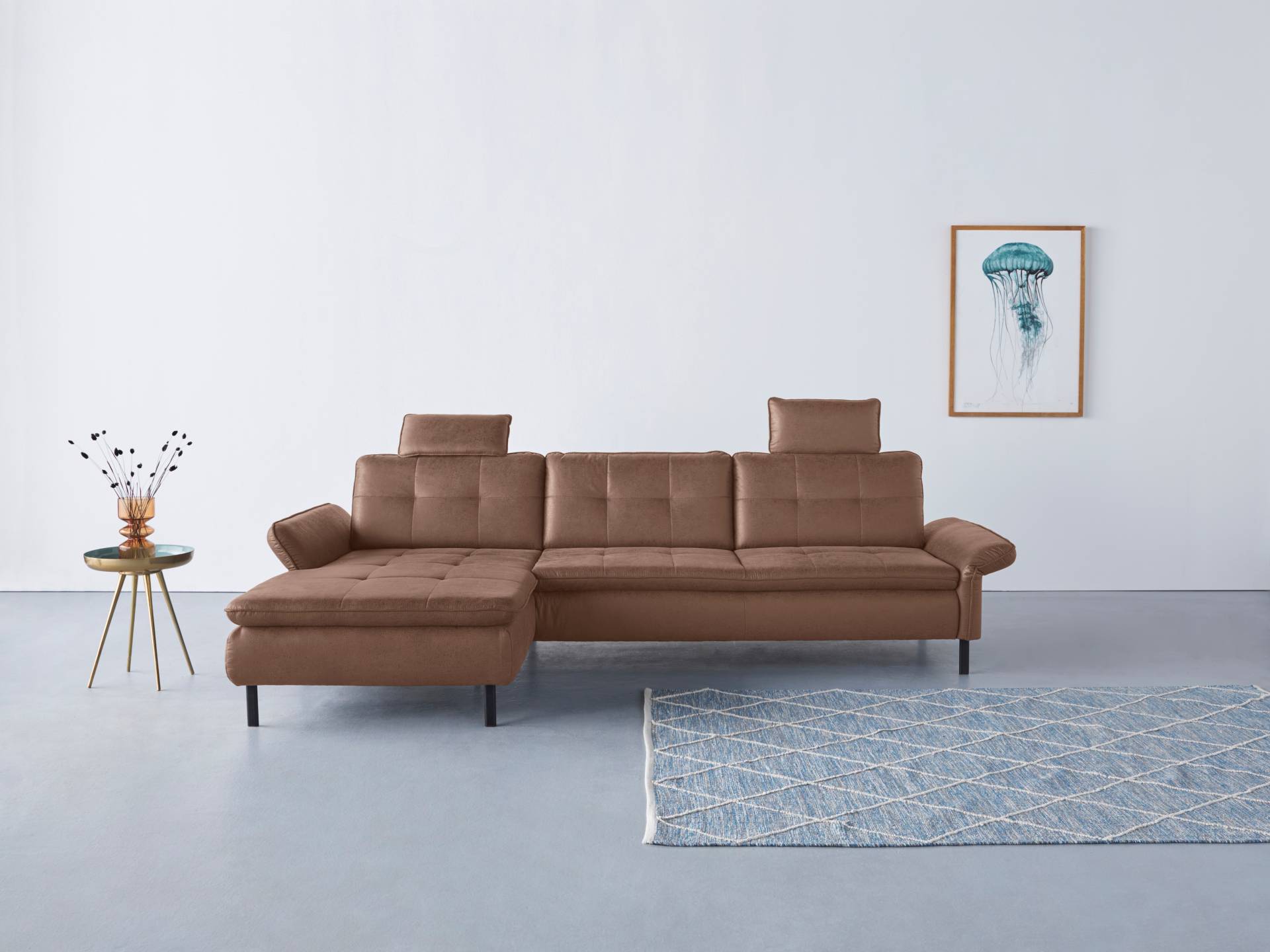 INOSIGN Ecksofa »Birkholm L-Form«, Armlehnverstellung, auch in Easy Clean Bezug - mit Wasser zu reinigen INOSIGN Ecksofa »Birkholm L-Form«, Armlehnverstellung, auch in Easy Clean Bezug - mit Wasser zu reinigen von INOSIGN