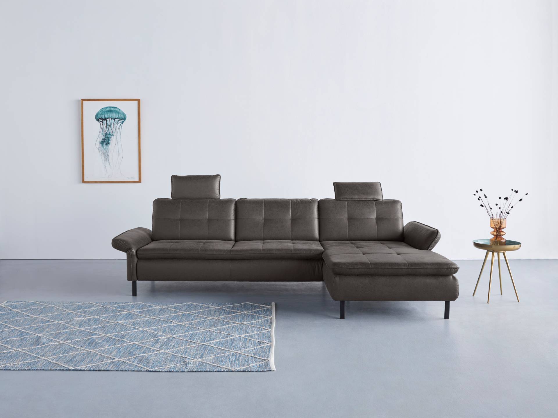 INOSIGN Ecksofa »Birkholm L-Form«, Armlehnverstellung, auch in Easy Clean Bezug - mit Wasser zu reinigen INOSIGN Ecksofa »Birkholm L-Form«, Armlehnverstellung, auch in Easy Clean Bezug - mit Wasser zu reinigen von INOSIGN