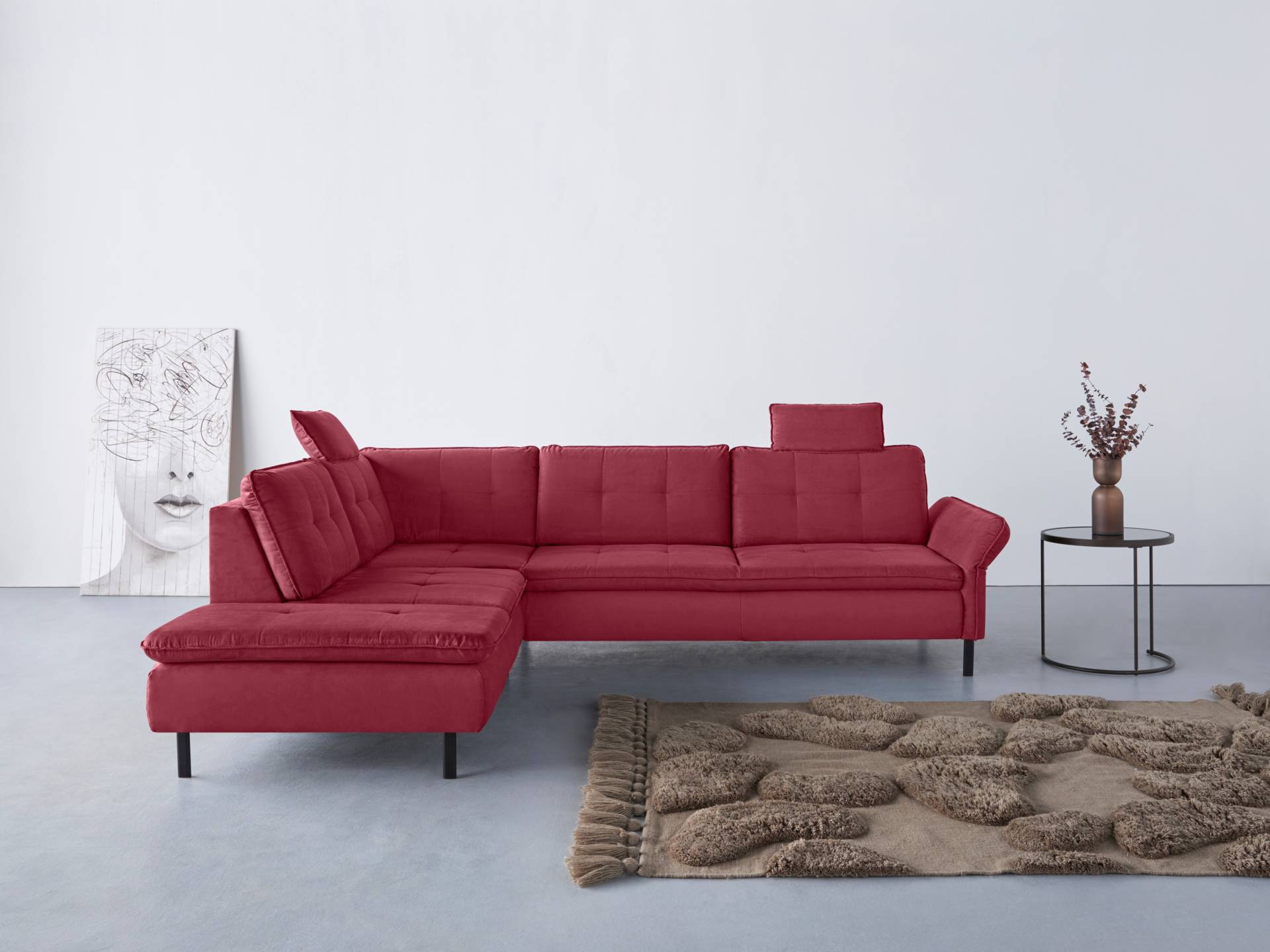 INOSIGN Ecksofa »Birkholm L-Form«, Armlehnverstellung, auch in Easy Clean Bezug - mit Wasser zu reinigen INOSIGN Ecksofa »Birkholm L-Form«, Armlehnverstellung, auch in Easy Clean Bezug - mit Wasser zu reinigen von INOSIGN