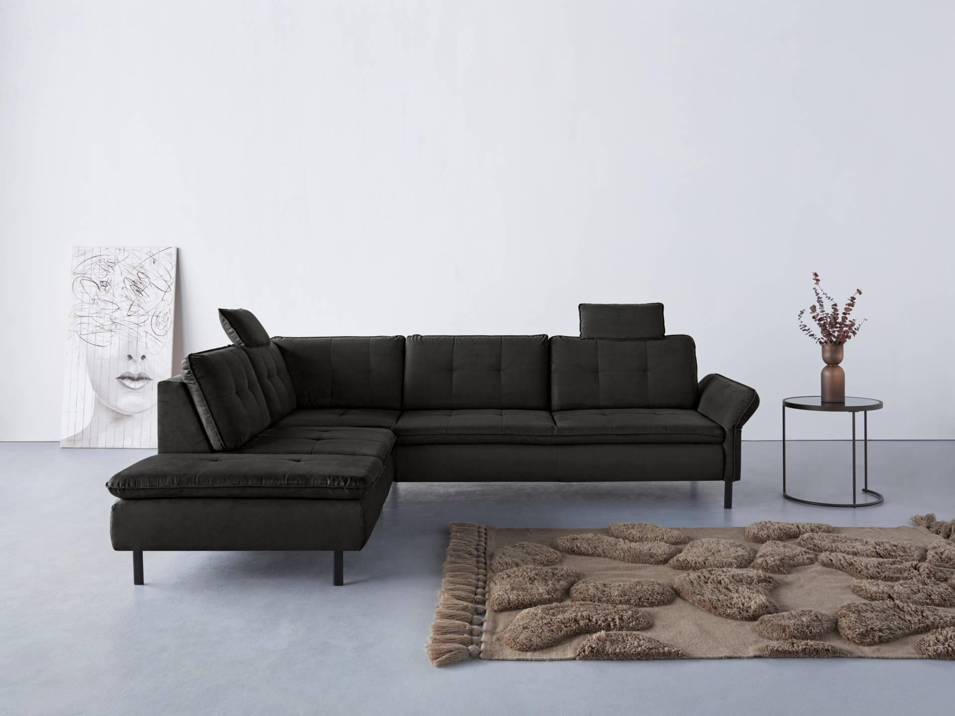 INOSIGN Ecksofa »Birkholm L-Form«, Armlehnverstellung, auch in Easy Clean Bezug - mit Wasser zu reinigen INOSIGN Ecksofa »Birkholm L-Form«, Armlehnverstellung, auch in Easy Clean Bezug - mit Wasser zu reinigen von INOSIGN