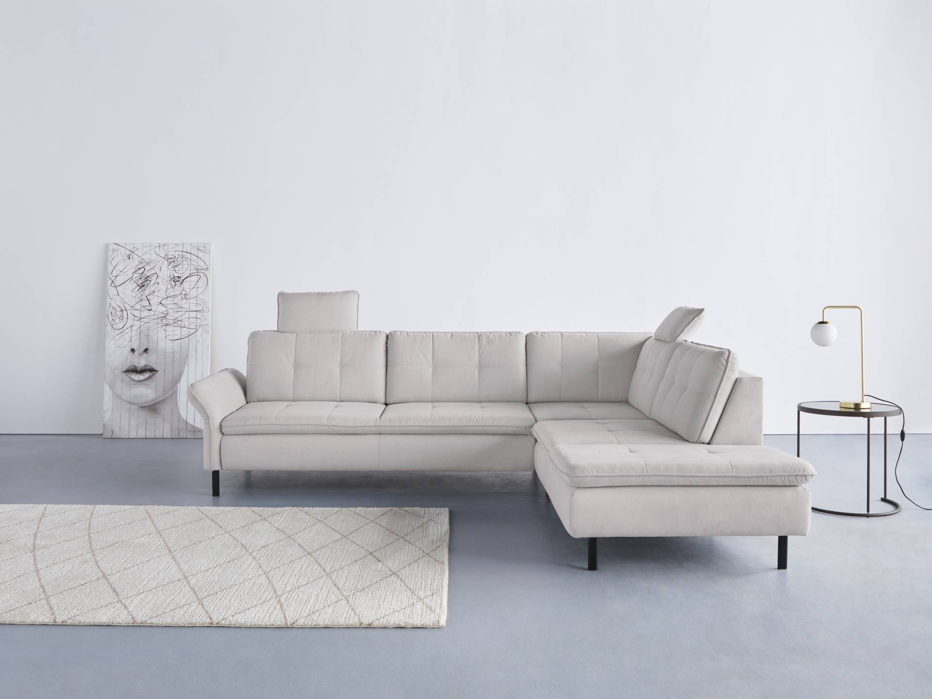 INOSIGN Ecksofa »Birkholm L-Form«, Armlehnverstellung, auch in Easy Clean Bezug - mit Wasser zu reinigen INOSIGN Ecksofa »Birkholm L-Form«, Armlehnverstellung, auch in Easy Clean Bezug - mit Wasser zu reinigen von INOSIGN