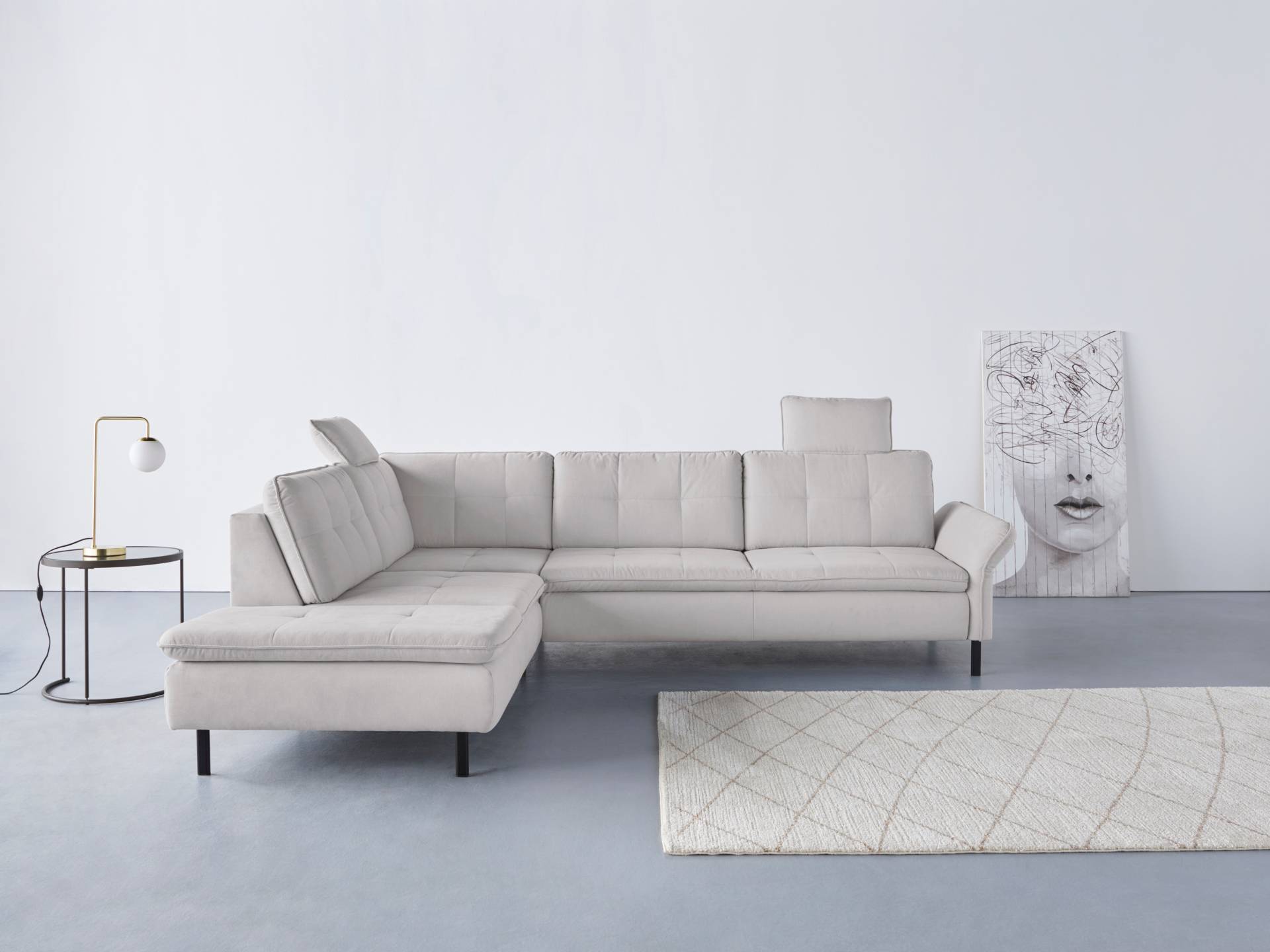 INOSIGN Ecksofa »Birkholm L-Form«, Armlehnverstellung, auch in Easy Clean Bezug - mit Wasser zu reinigen INOSIGN Ecksofa »Birkholm L-Form«, Armlehnverstellung, auch in Easy Clean Bezug - mit Wasser zu reinigen von INOSIGN