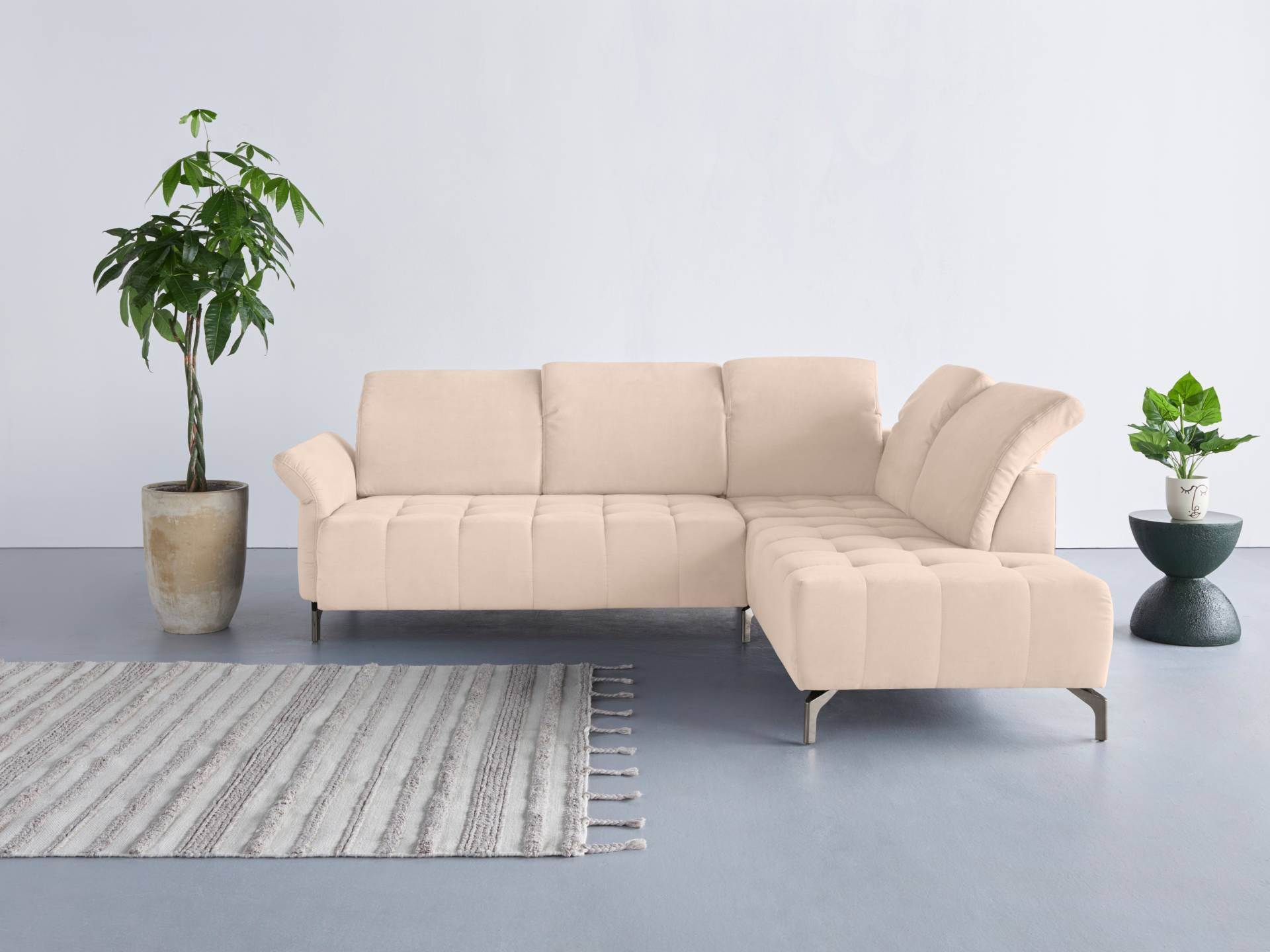 INOSIGN Ecksofa »Fresh L-Form«, Federkern, wahlweise Kopfteilverstellung und motorischer Vorziehsitz INOSIGN Ecksofa »Fresh L-Form«, Federkern, wahlweise Kopfteilverstellung und motorischer Vorziehsitz von INOSIGN