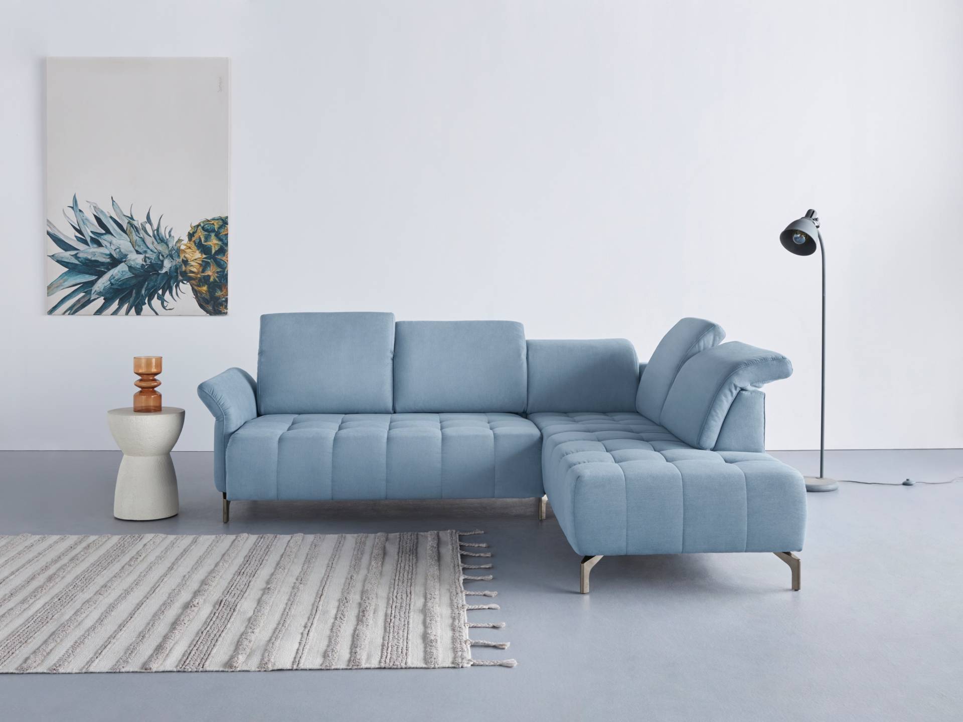 INOSIGN Ecksofa »Fresh L-Form«, Federkern, wahlweise Kopfteilverstellung und motorischer Vorziehsitz INOSIGN Ecksofa »Fresh L-Form«, Federkern, wahlweise Kopfteilverstellung und motorischer Vorziehsitz von INOSIGN