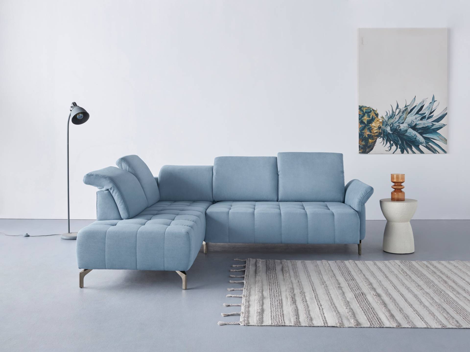 INOSIGN Ecksofa »Fresh L-Form«, Federkern, wahlweise Kopfteilverstellung und motorischer Vorziehsitz INOSIGN Ecksofa »Fresh L-Form«, Federkern, wahlweise Kopfteilverstellung und motorischer Vorziehsitz von INOSIGN