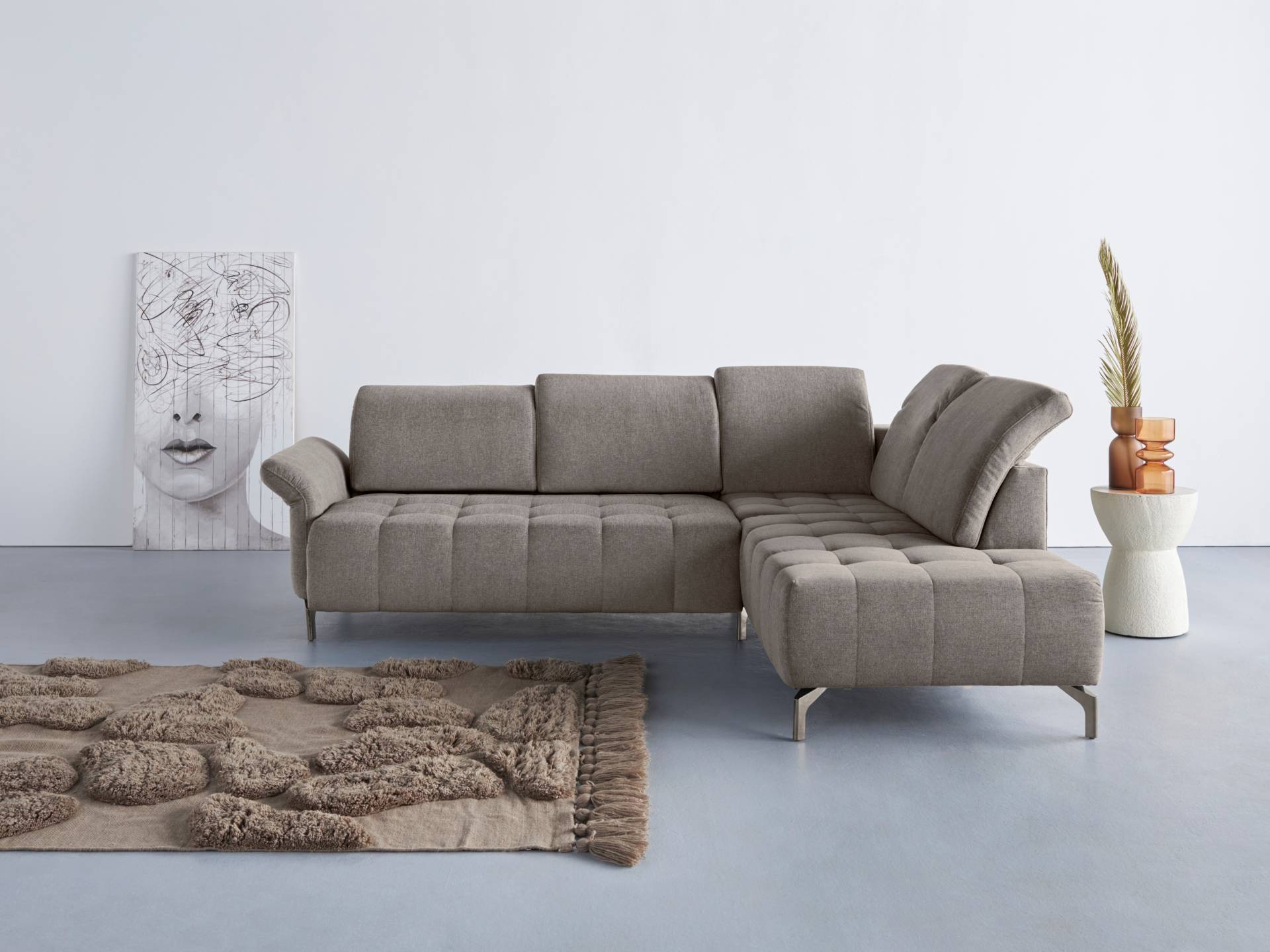 INOSIGN Ecksofa »Fresh L-Form«, Federkern, wahlweise Kopfteilverstellung und motorischer Vorziehsitz INOSIGN Ecksofa »Fresh L-Form«, Federkern, wahlweise Kopfteilverstellung und motorischer Vorziehsitz von INOSIGN