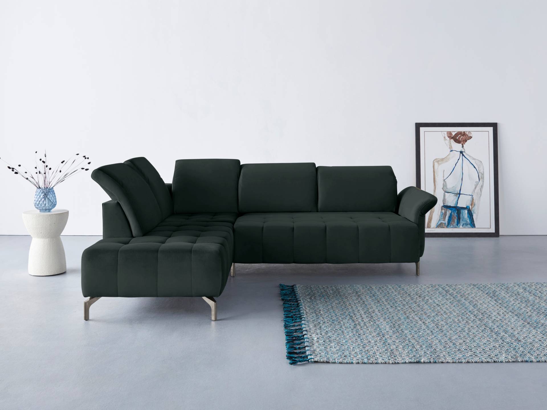 INOSIGN Ecksofa »Fresh L-Form«, Federkern, wahlweise Kopfteilverstellung und motorischer Vorziehsitz INOSIGN Ecksofa »Fresh L-Form«, Federkern, wahlweise Kopfteilverstellung und motorischer Vorziehsitz von INOSIGN