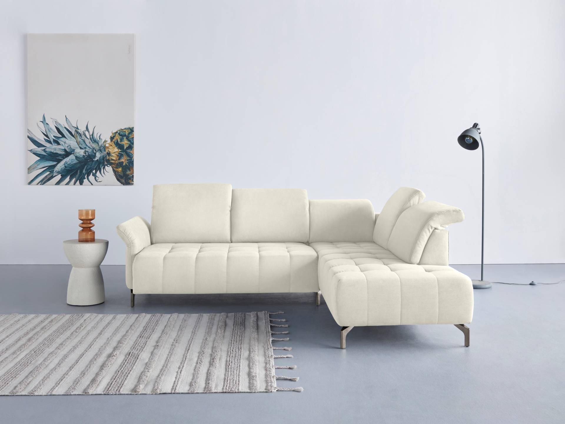 INOSIGN Ecksofa »Fresh L-Form«, Federkern, wahlweise Kopfteilverstellung und motorischer Vorziehsitz INOSIGN Ecksofa »Fresh L-Form«, Federkern, wahlweise Kopfteilverstellung und motorischer Vorziehsitz von INOSIGN