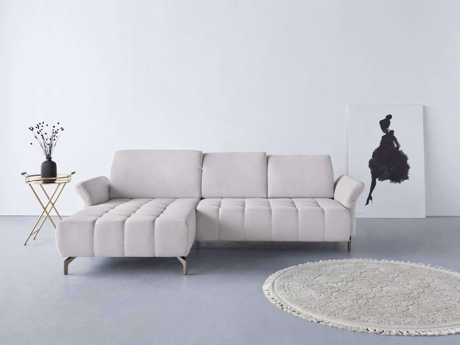 INOSIGN Ecksofa »Fresh L-Form«, Federkern, wahlweise Kopfteilverstellung und motorischer Vorziehsitz INOSIGN Ecksofa »Fresh L-Form«, Federkern, wahlweise Kopfteilverstellung und motorischer Vorziehsitz von INOSIGN