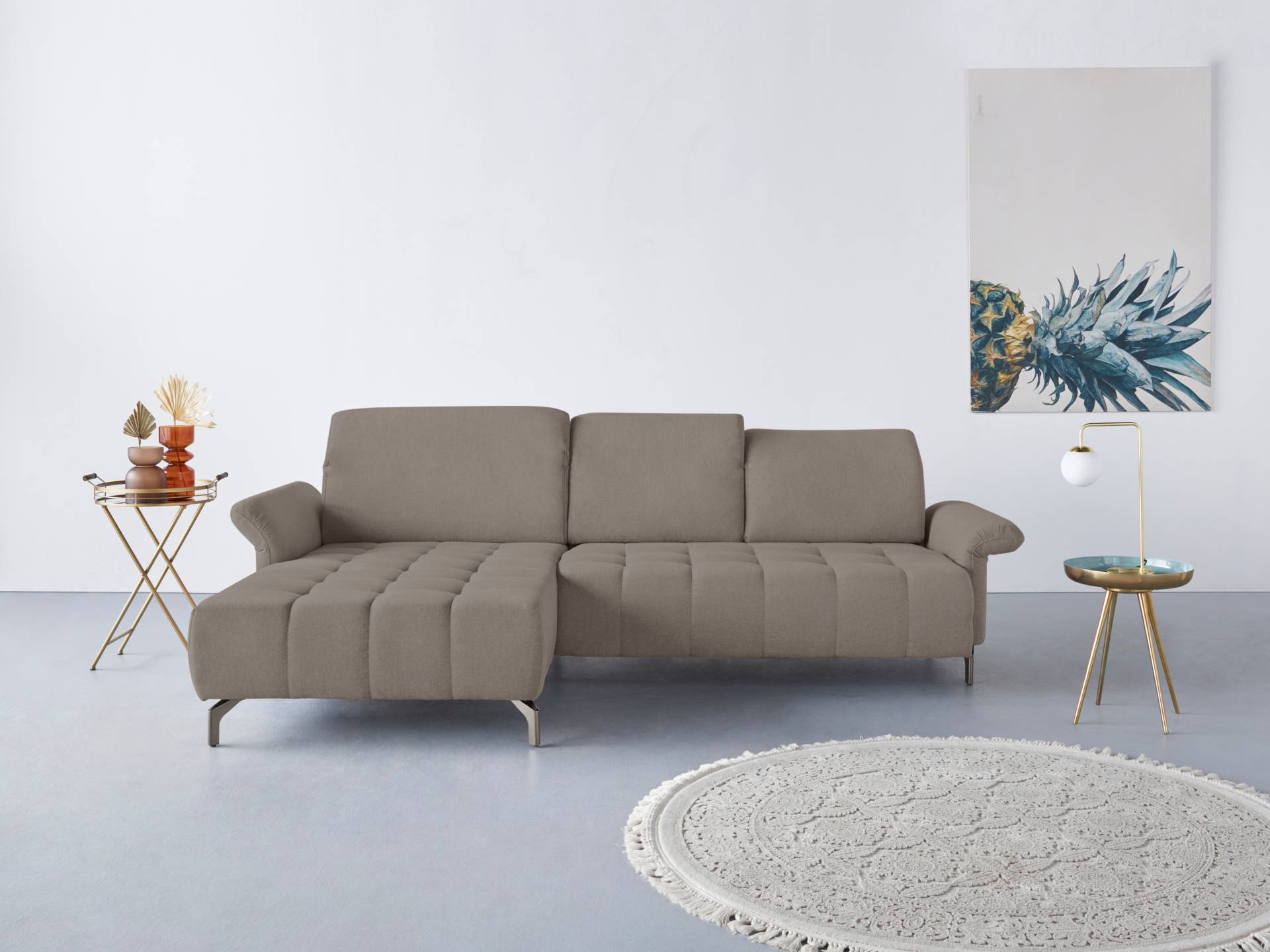 INOSIGN Ecksofa »Fresh L-Form«, Federkern, wahlweise Kopfteilverstellung und motorischer Vorziehsitz INOSIGN Ecksofa »Fresh L-Form«, Federkern, wahlweise Kopfteilverstellung und motorischer Vorziehsitz von INOSIGN